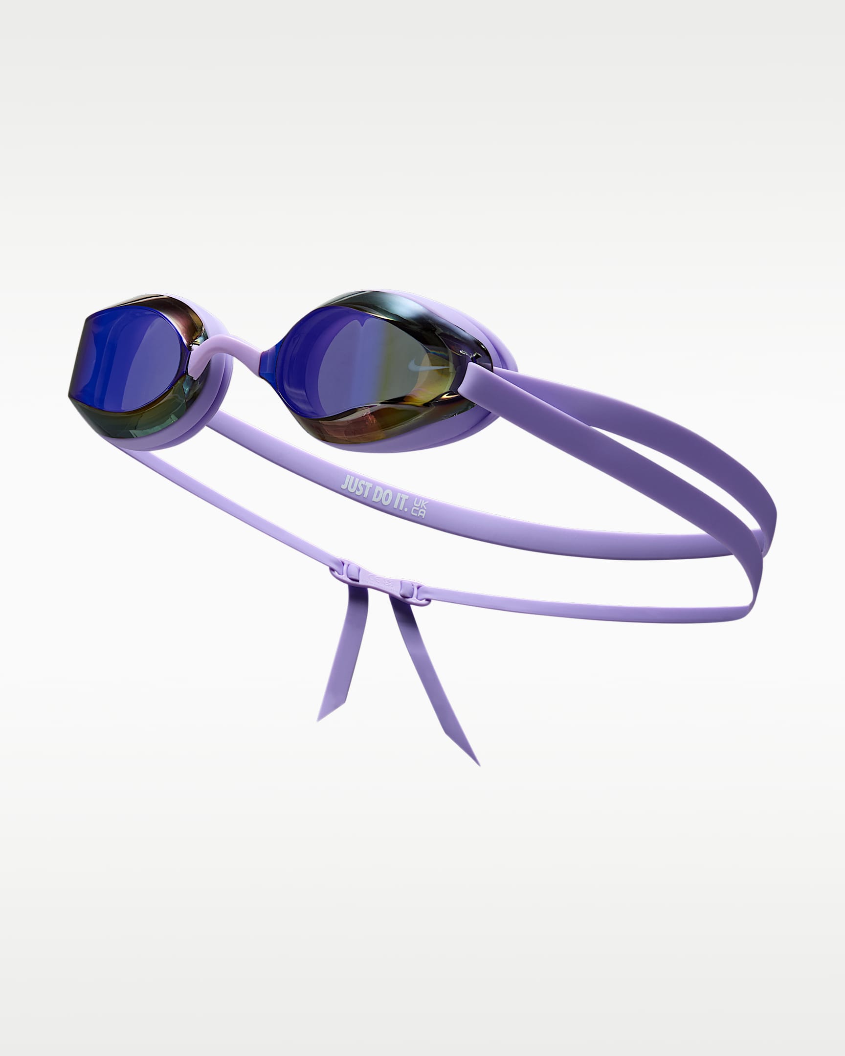 Nike Swim Legacy Mirrored 泳镜 - 绣球花紫/白色/白色