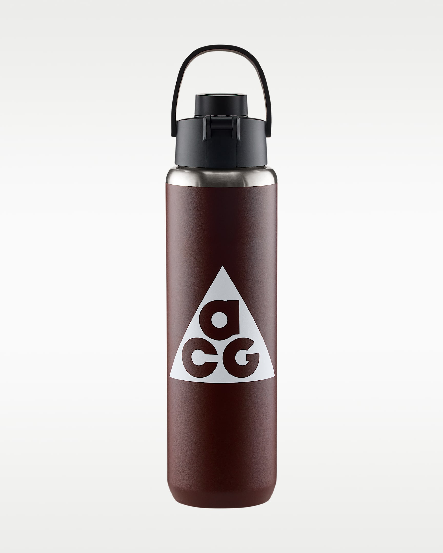 Nike ACG ReCharge Chug 700ml 不锈钢印花水壶 - 神秘枣红/黑/山峰白