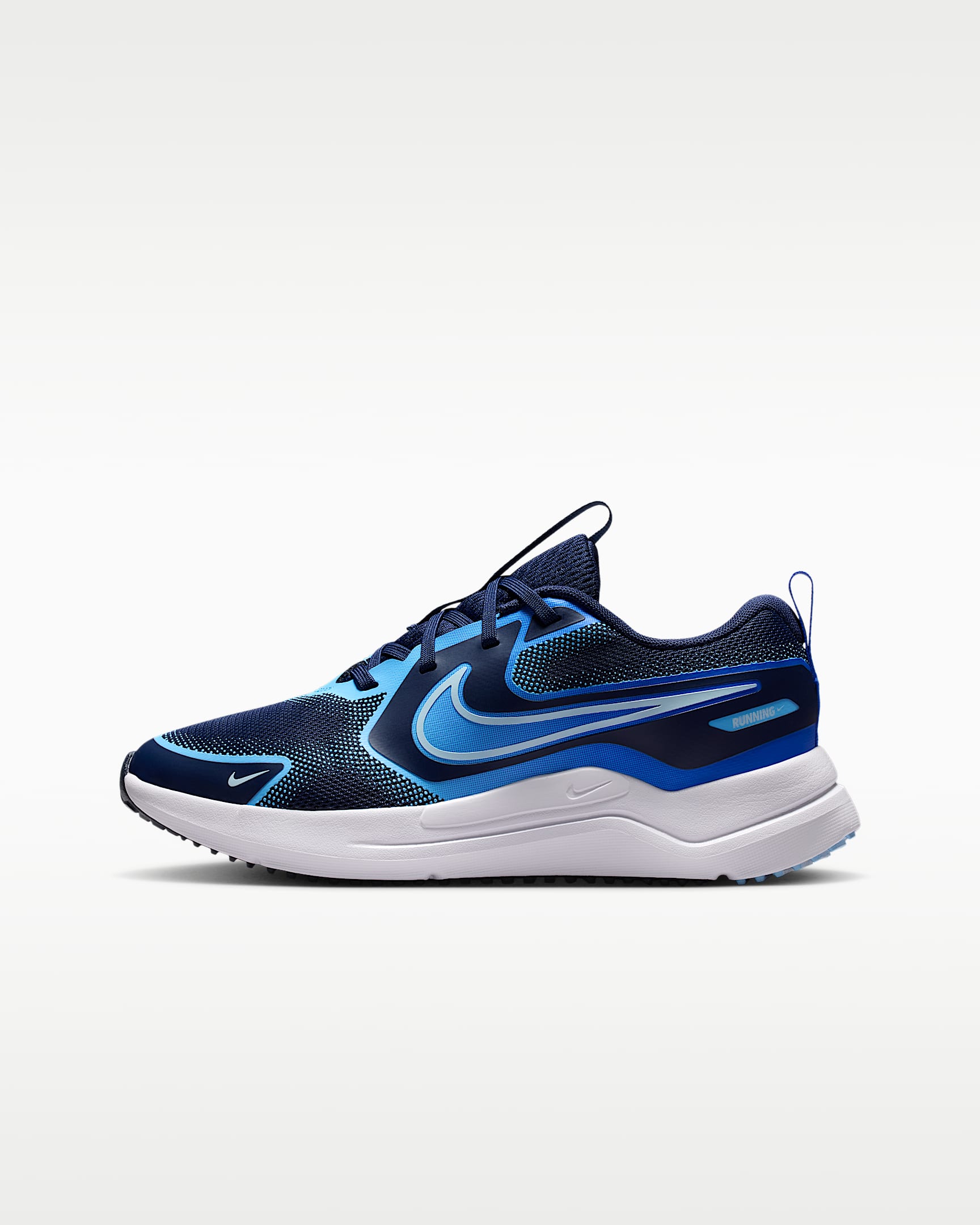 Nike Cosmic Runner 耐克宇宙一号大童运动鞋 - 深藏青/赛车蓝/足球蓝/冰川蓝