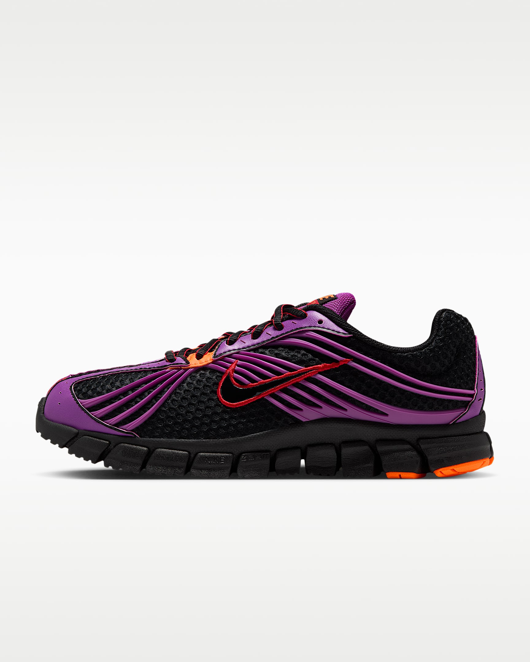 Nike Zoom Skylon 11 耐克大白牙女子运动鞋 - 黑/明亮紫/荷兰橙/大学红