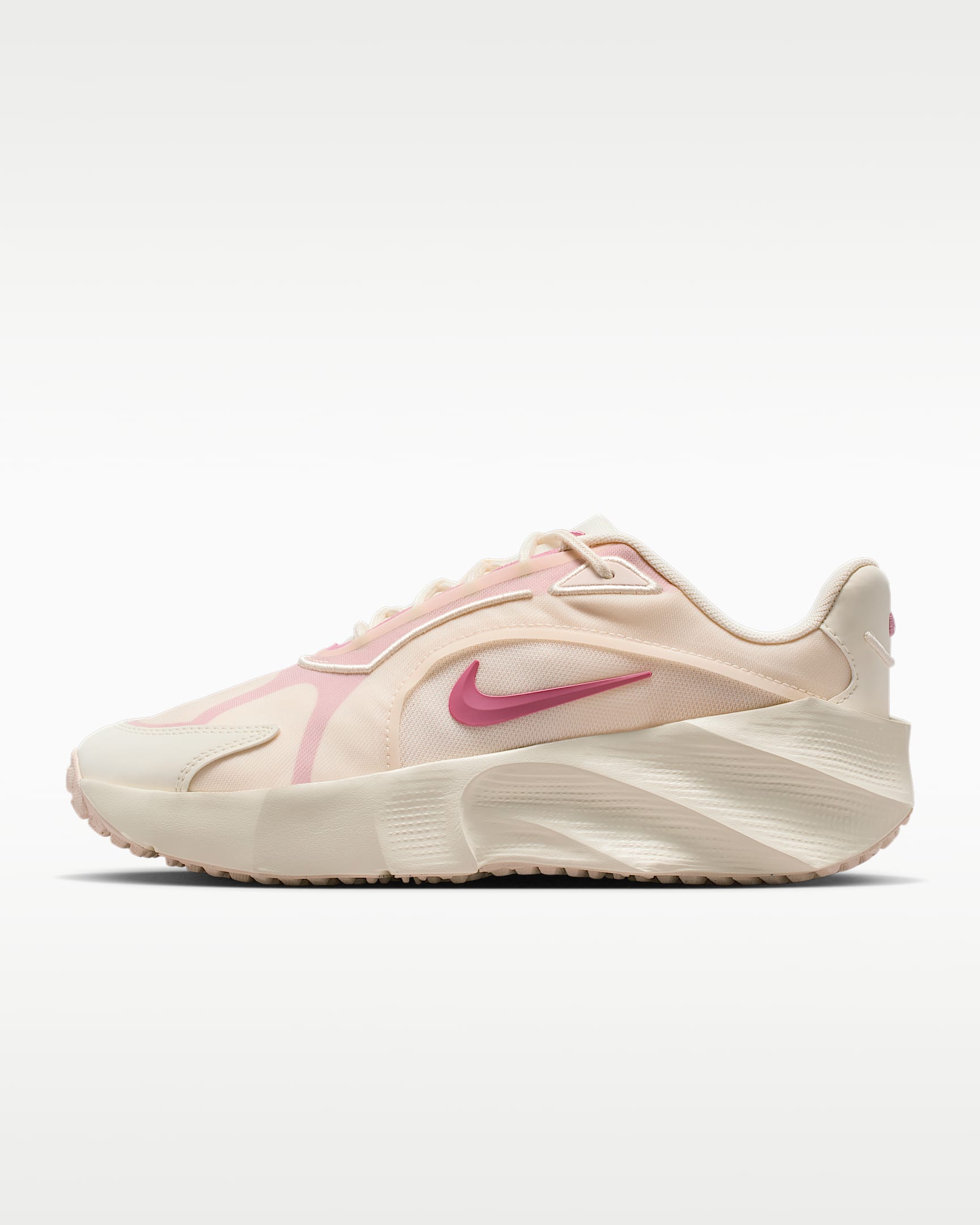 Nike Aura Edge 女子运动鞋 - 粉白/淡象牙白/元素粉/牡丹红