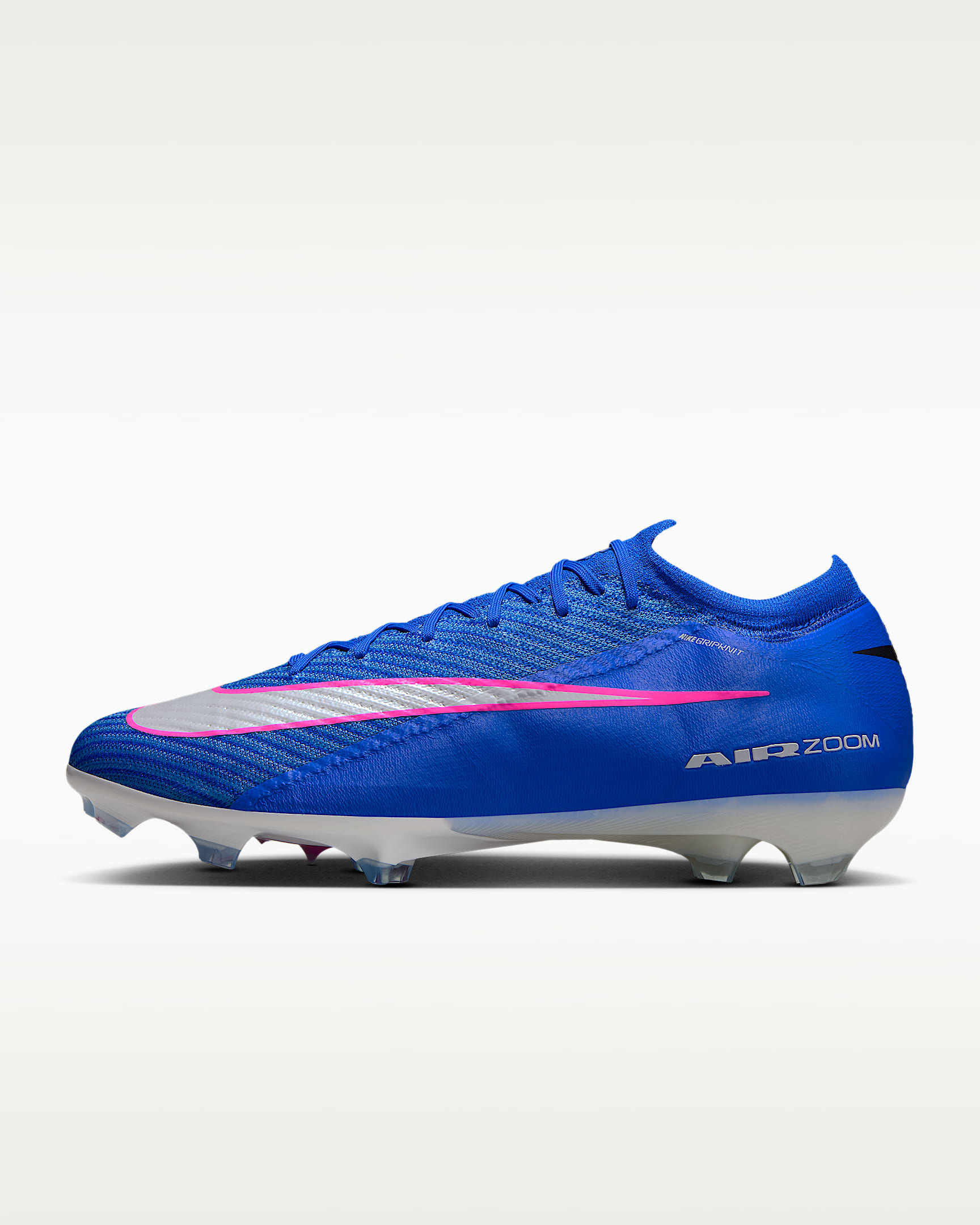 Nike Mercurial Vapor 16 Elite 耐克刺客系列 FG 天然硬质草地低帮足球鞋 - 赛车蓝/白色