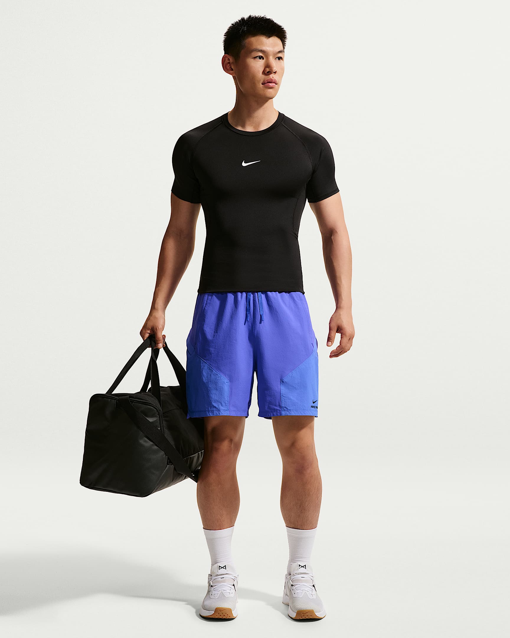 Nike Pro Training Dri-FIT ADV 男子速干训练短裤 - 波斯紫/宝石蓝/黑