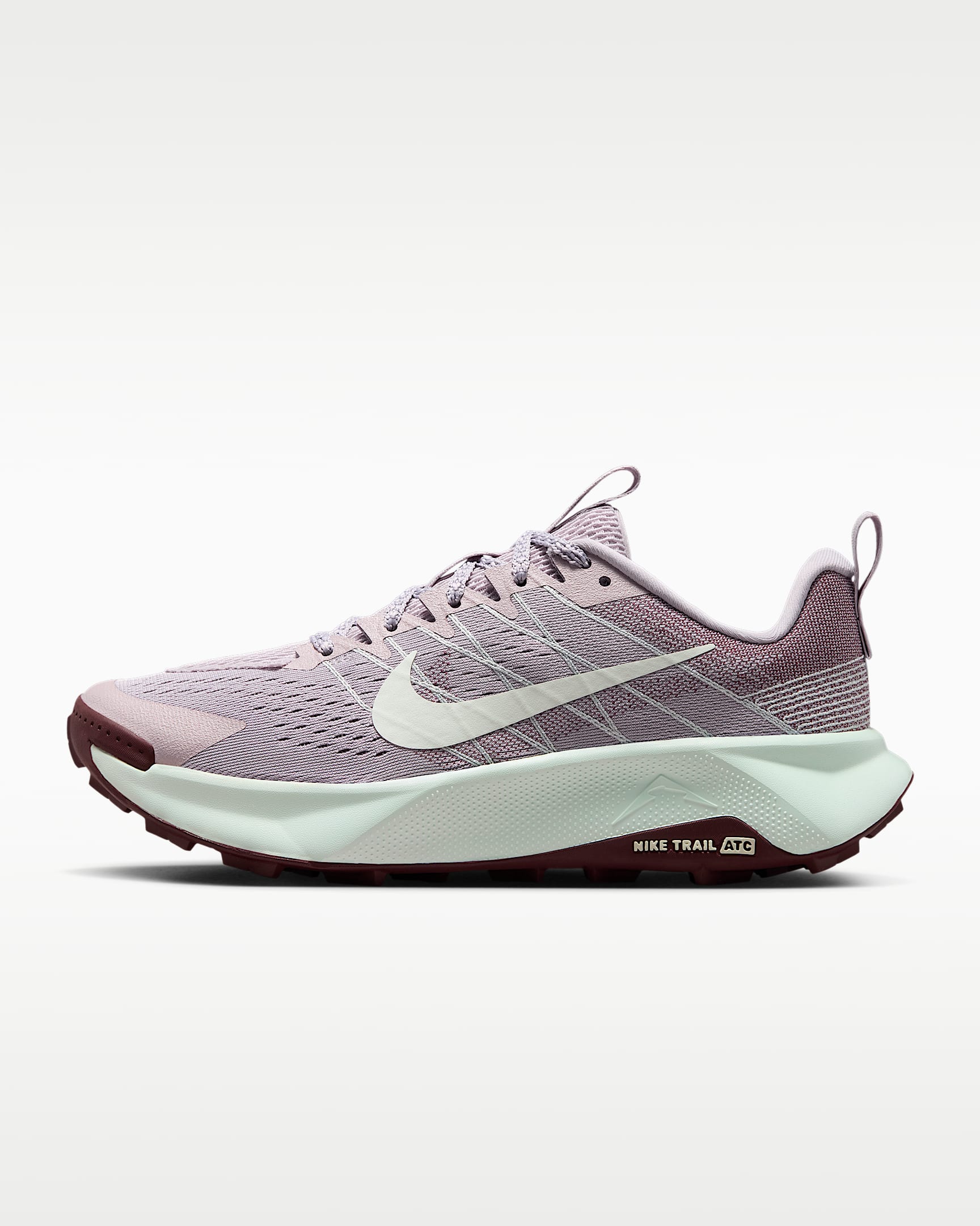 Nike Wildhorse 10 女子越野跑步鞋 - 银紫/图腾黑紫/浅银/微绿