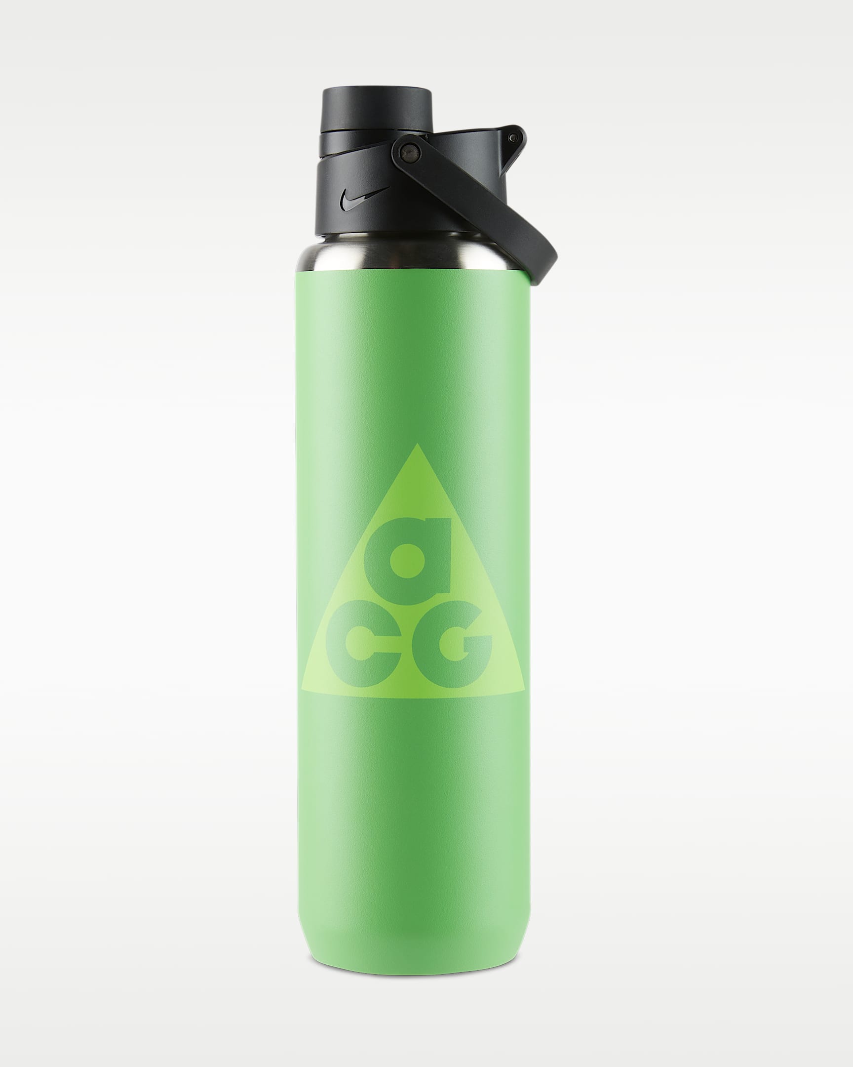 Nike ACG ReCharge Chug 不锈钢印花水壶(700 毫升) - 明绿/黑/荧光冰黄