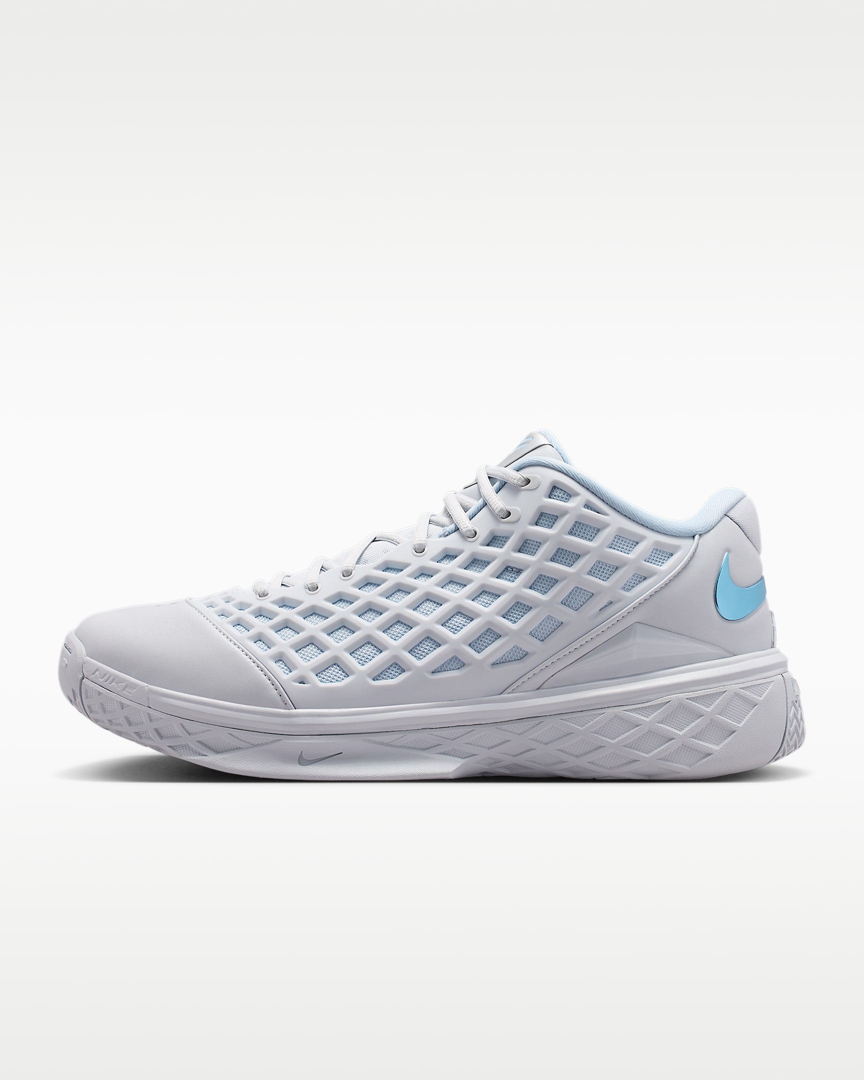 Kobe III Low Protro 科比男/女篮球鞋 - 白金色/军械蓝