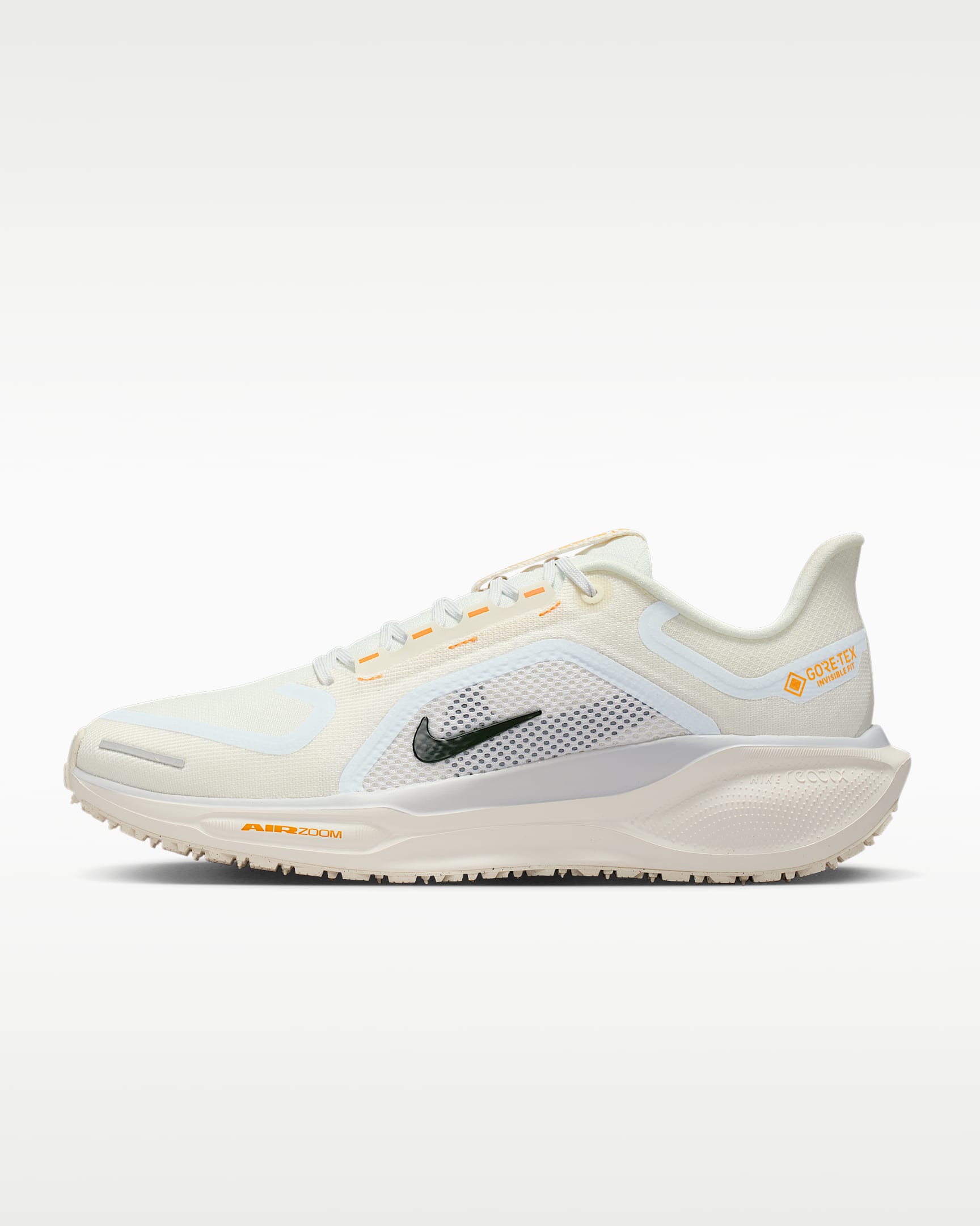 Nike Pegasus 41 GORE-TEX 耐克飞马女子防水公路跑步鞋 - 帆白/足球灰/日晷黄/灰石板蓝