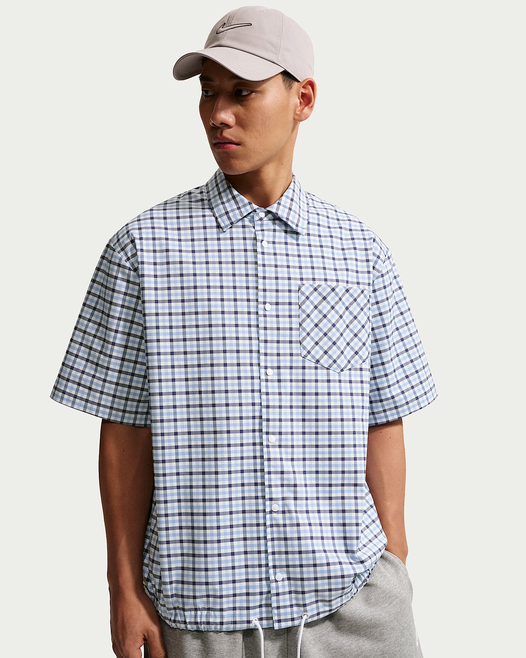 Nike Sportswear Club 男子短袖上衣 - 铝蓝