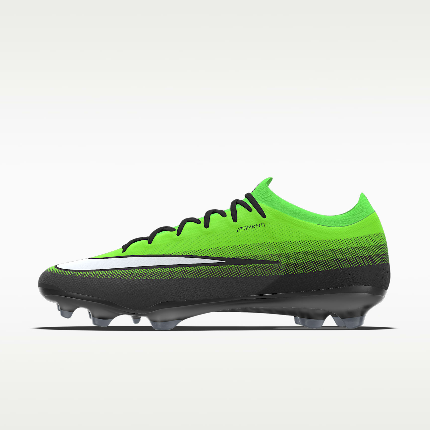 Nike Mercurial Vapor 17 Elite By You 专属定制 FG 天然硬质草地低帮足球鞋 - 亮深红/白色
