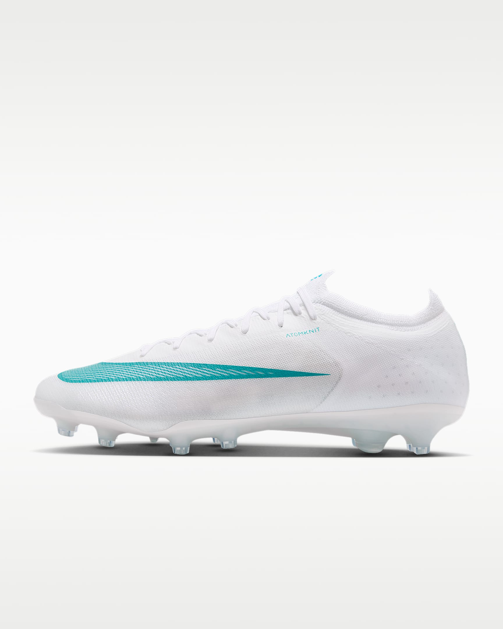 Nike Mercurial Vapor 17 Elite 耐克刺客系列男/女 AG 人造草地低帮足球鞋 - 白色/仙人掌绿