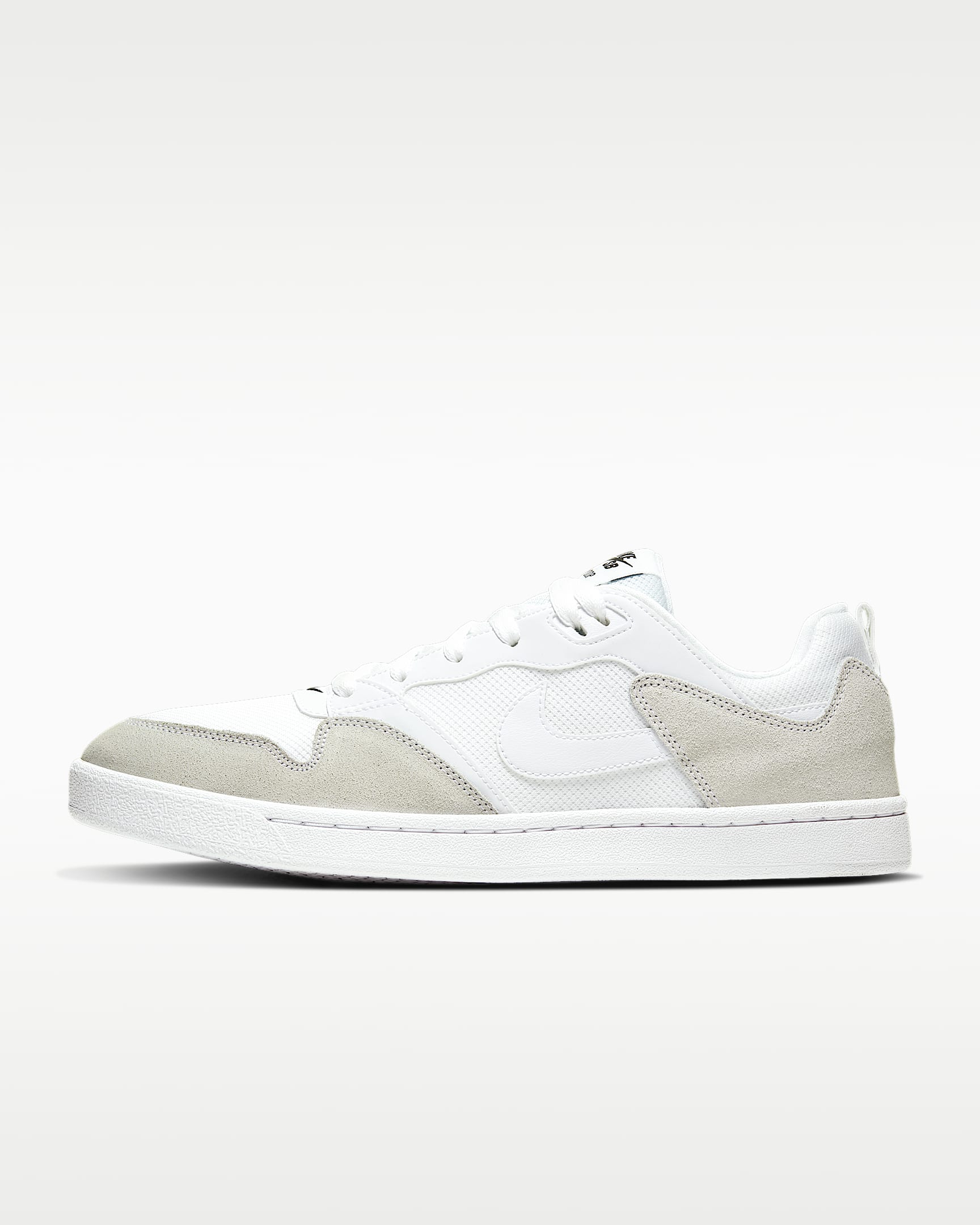 Nike SB Alleyoop 男/女滑板鞋 - 白色/白色/白色