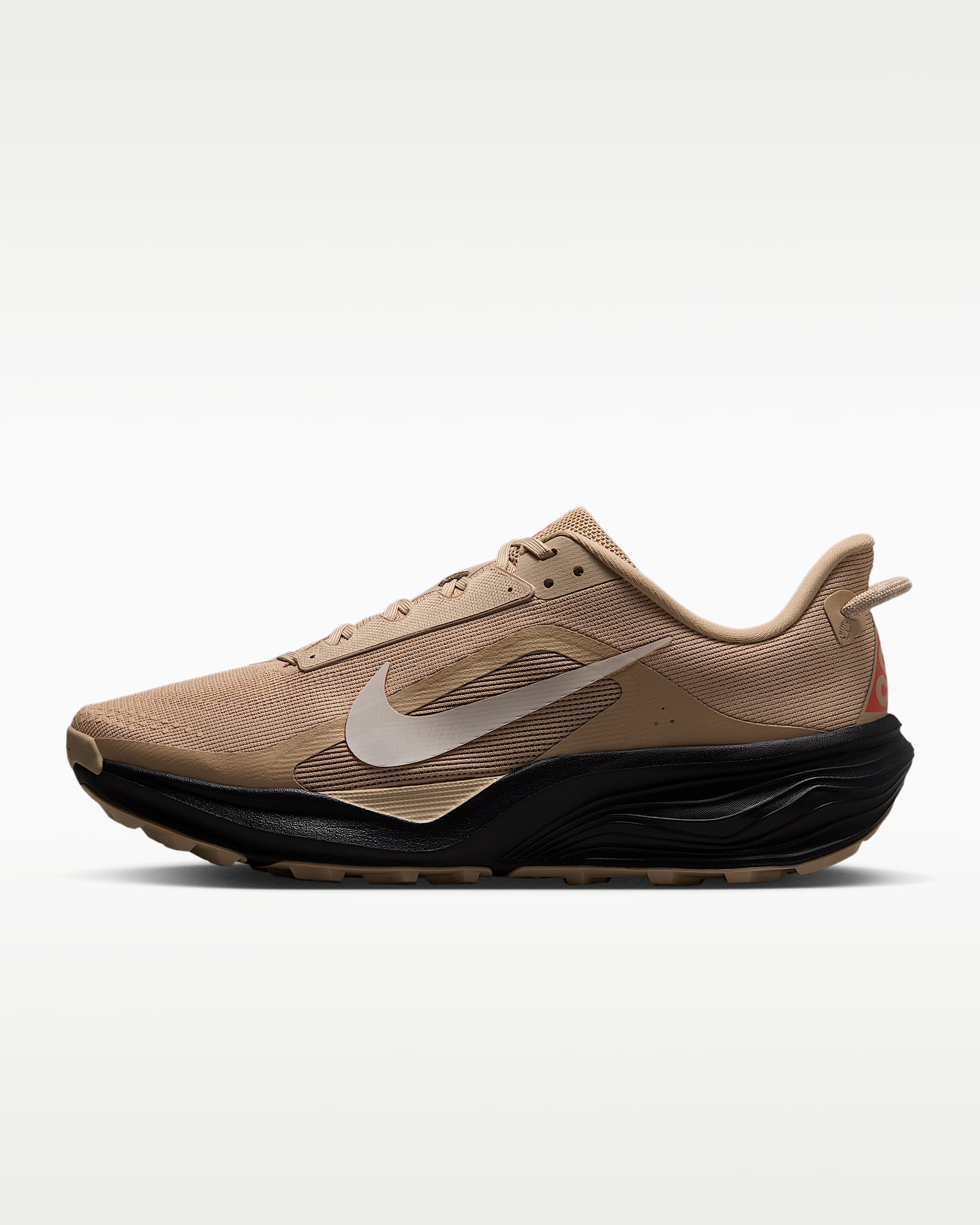 Nike ACG Pegasus Trail 耐克飞马男子越野跑步鞋 - 亚麻/黑/浅深红/浅土褐