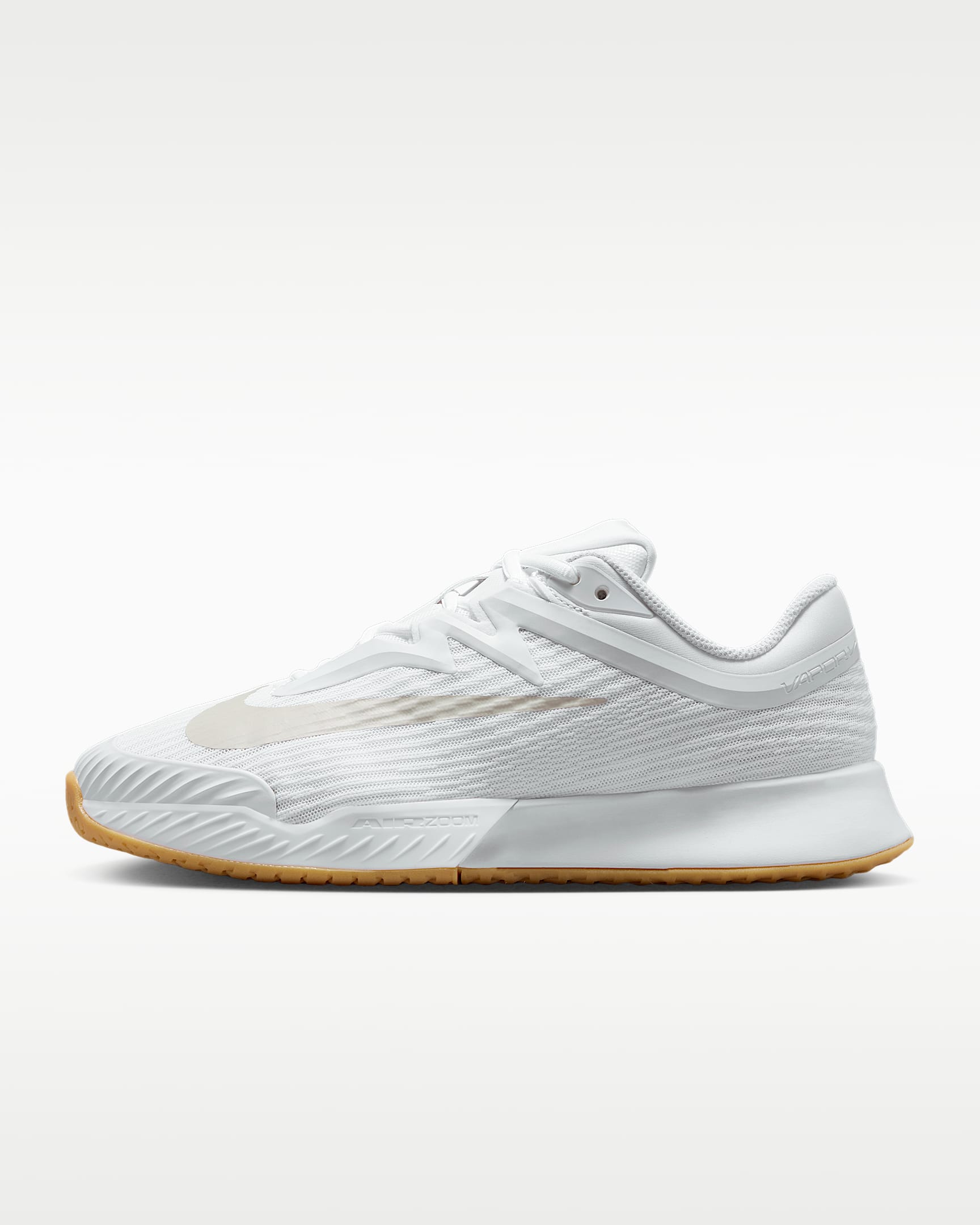Nike Vapor Pro 3 女子硬地球场网球鞋 - 白色/山峰白/亚麻/浅土褐