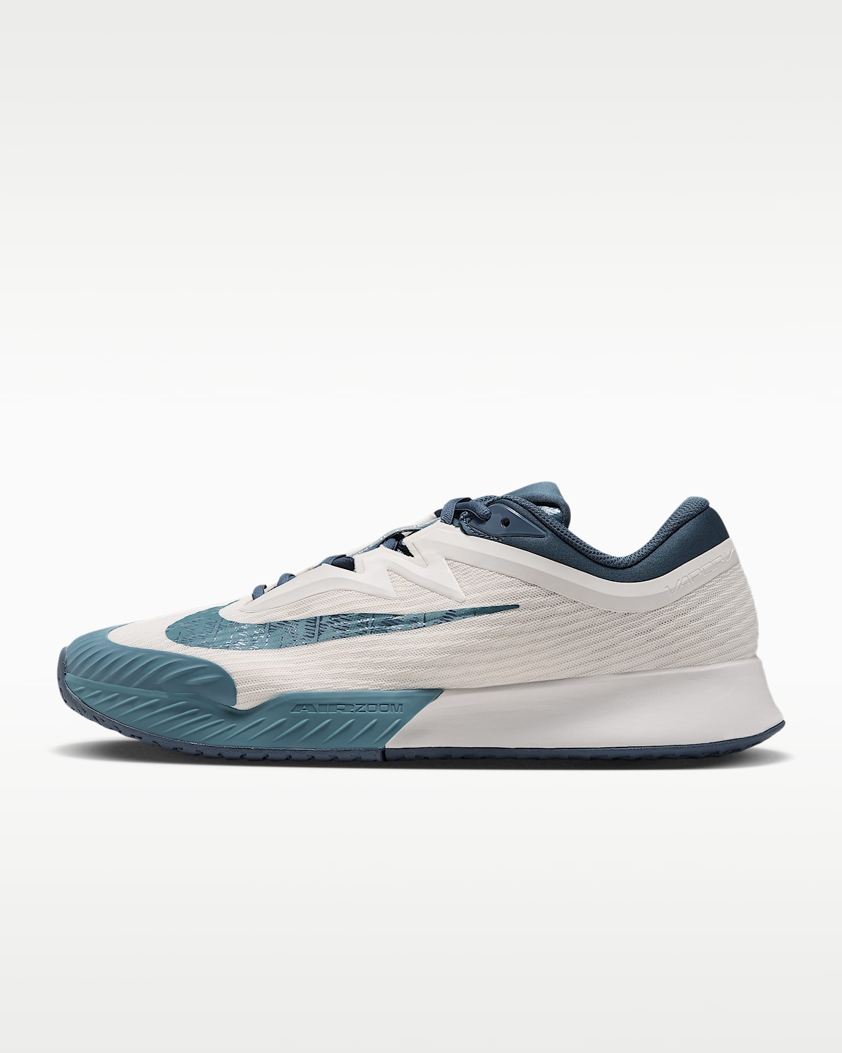 Nike Vapor Pro 3 男子硬地球场网球鞋 - 帆白/新石板蓝/烟灰蓝