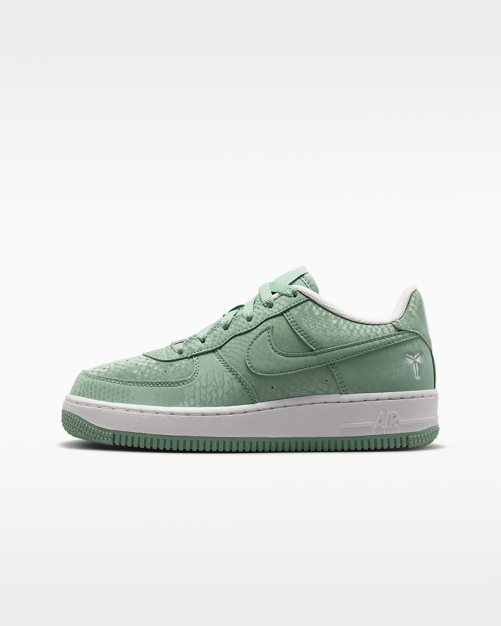Nike Air Force 1 Low 大童空军一号运动鞋 - 温和灰绿/山峰白