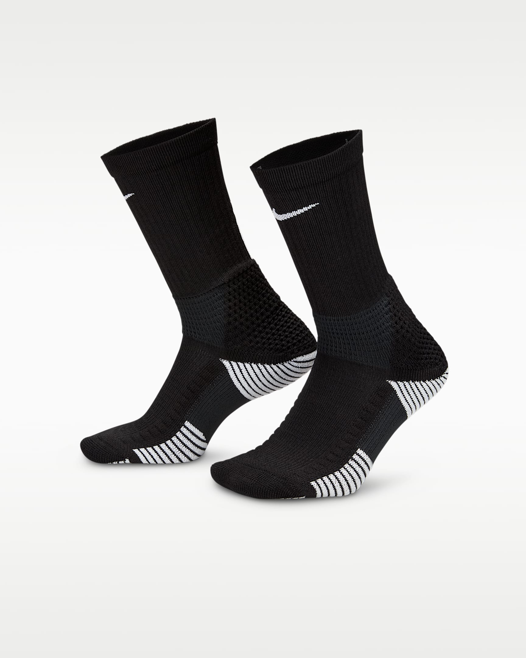 Nike Elite 2.0 舒适速干中筒运动袜(1 双) - 黑/白色/白色