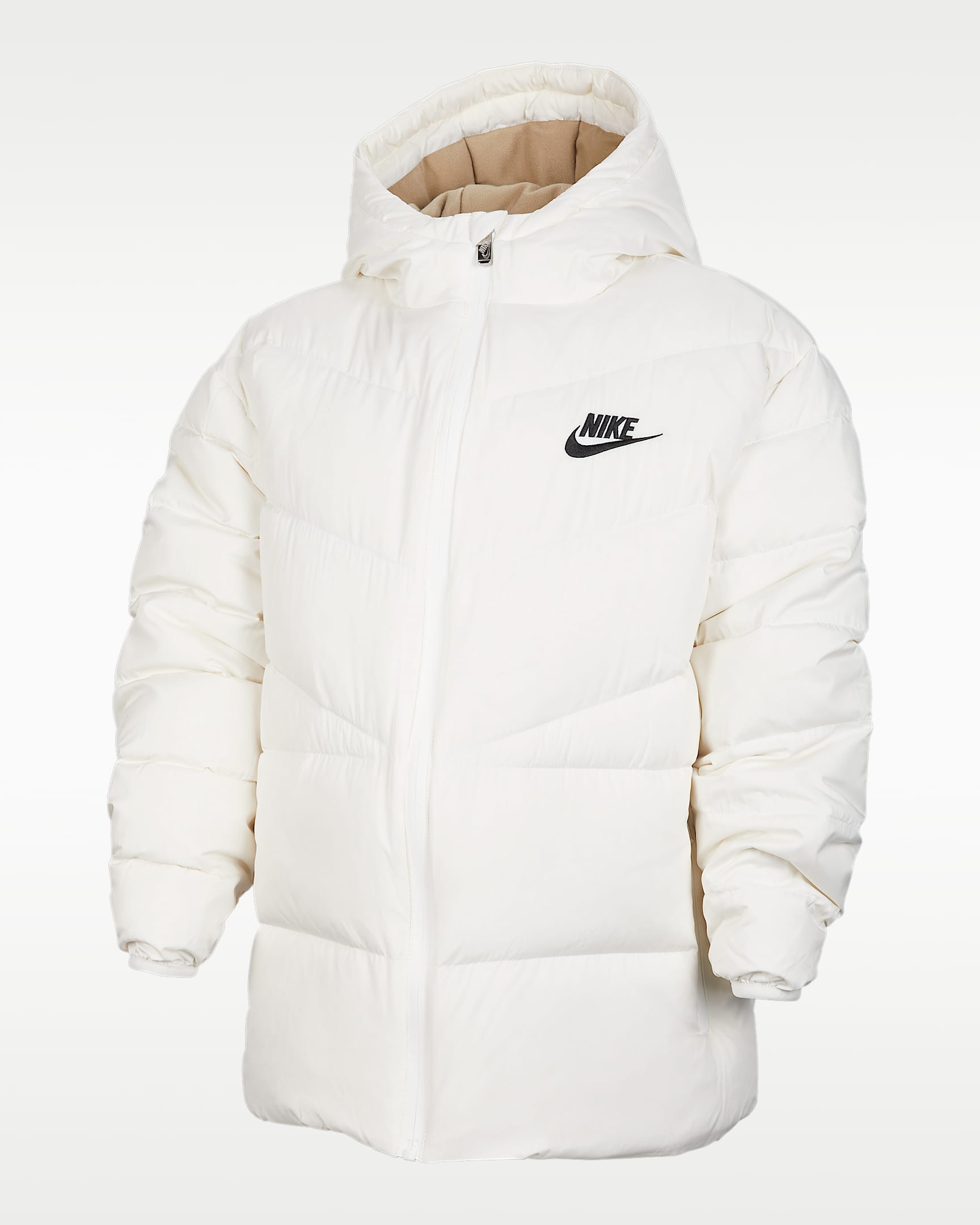 Nike Windrunner 大童拒水羽绒夹克 - 帆白