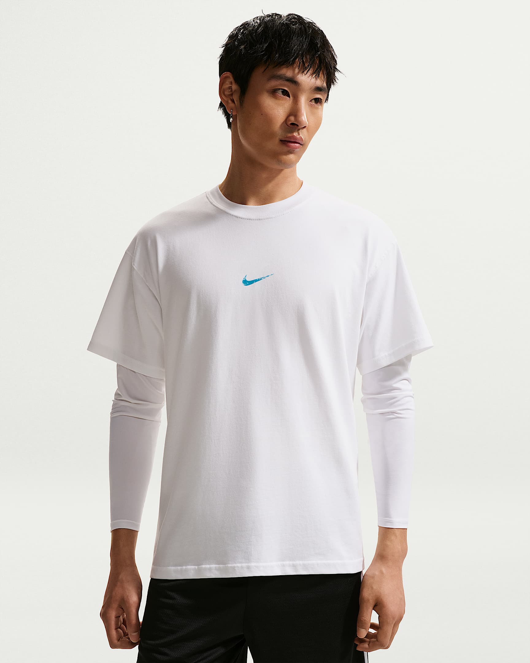 Nike 男子篮球短袖T恤 - 白色