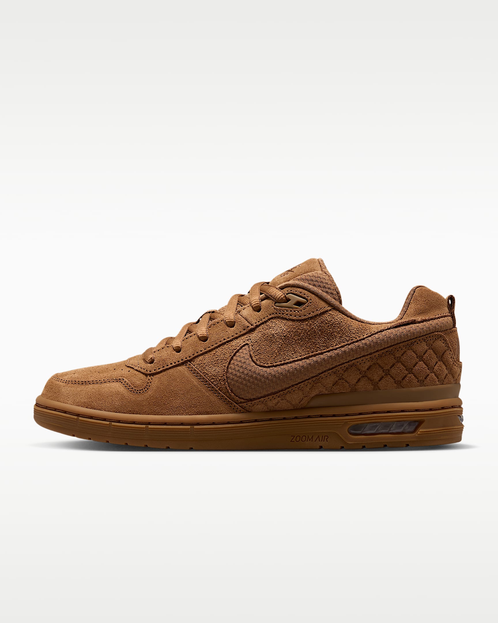 Nike SB Zoom Air Paul Rodriguez Low 男子滑板鞋 - 浅英国褐/大学红/黑/浅英国褐