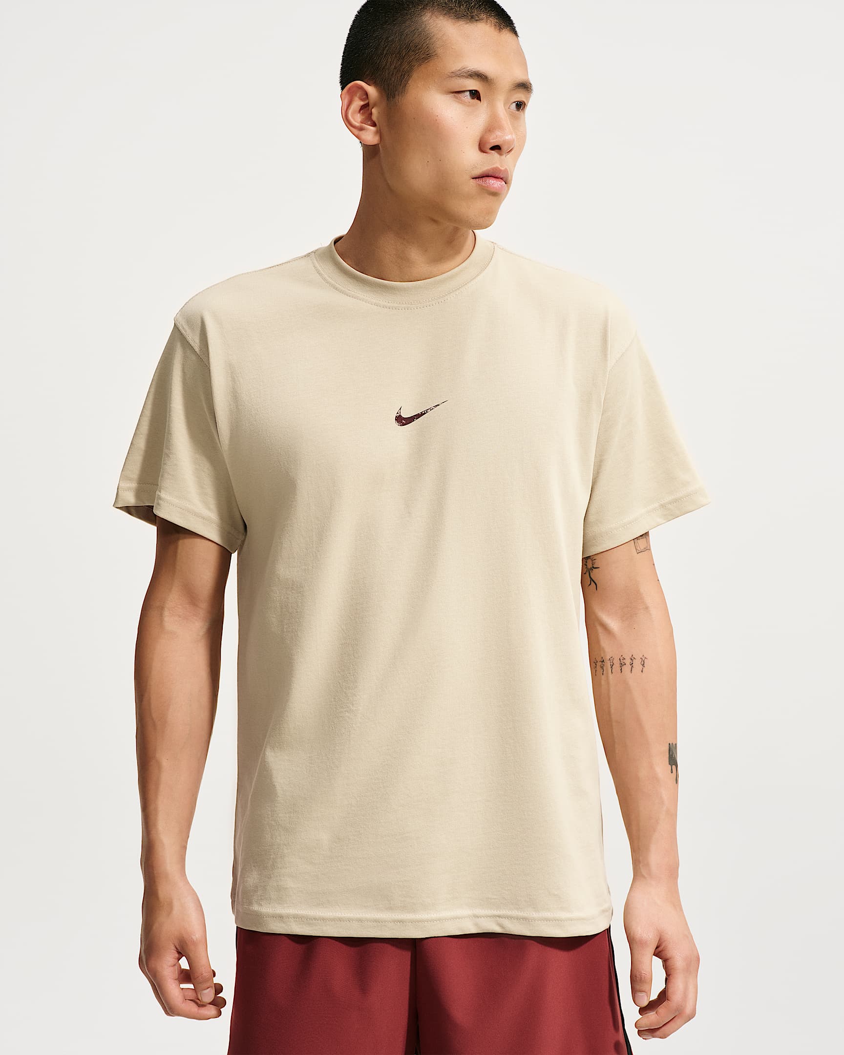 Nike 男子篮球短袖T恤 - 沙漠卡其
