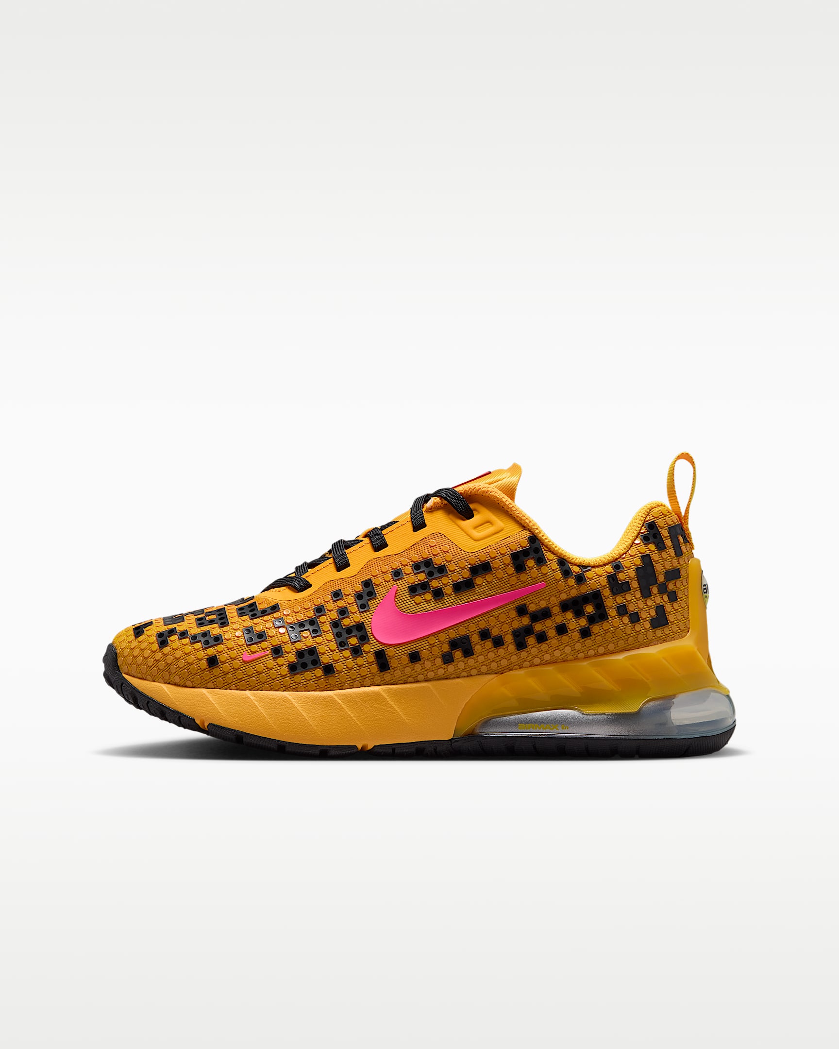 Nike Air Max Phoenix x LEGO® Collection 大童运动鞋 - 大学金/黑/金属银/透明粉