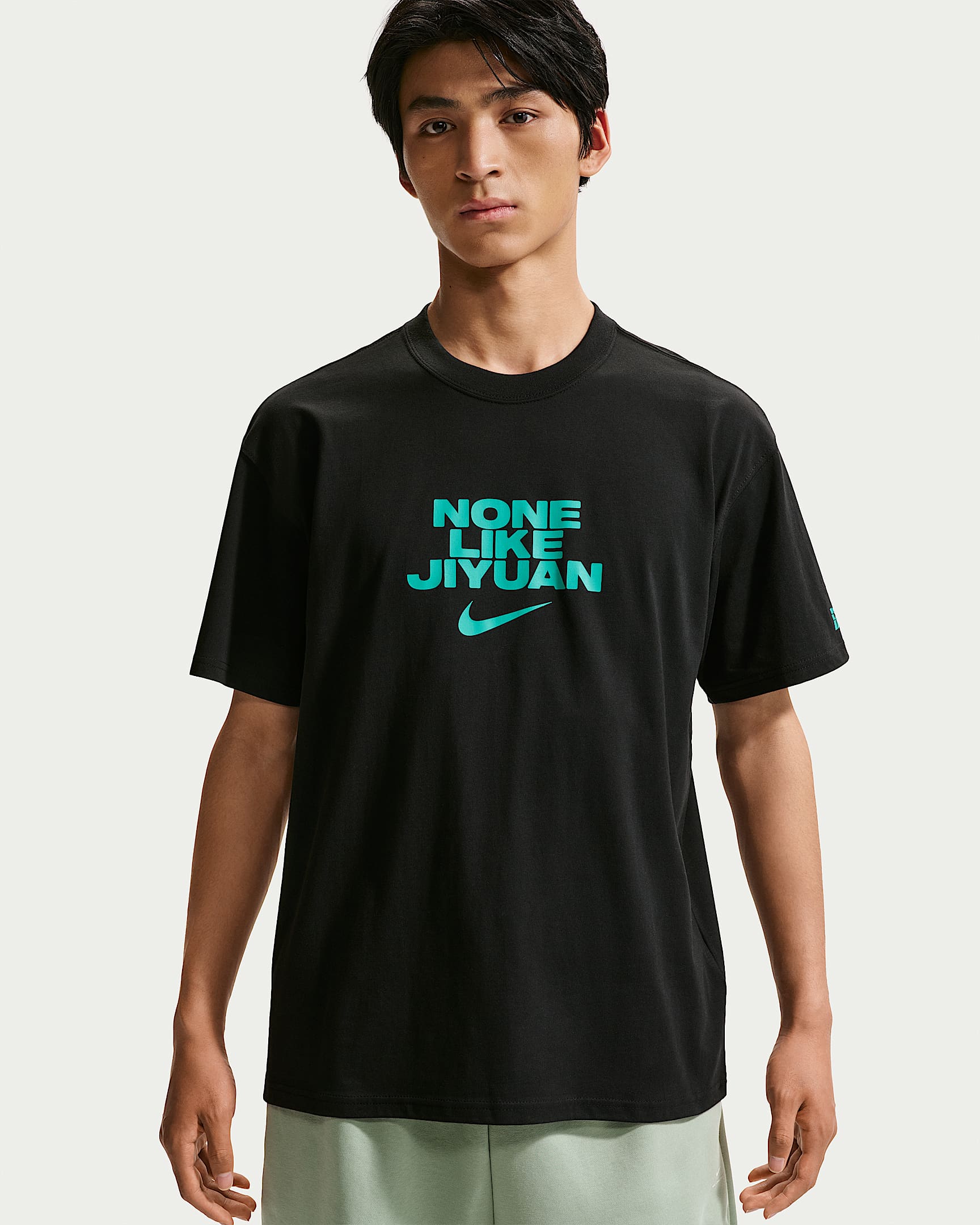 CHBL "Jiyuan" Nike 耐高篮球系列男子短袖T恤 - 黑