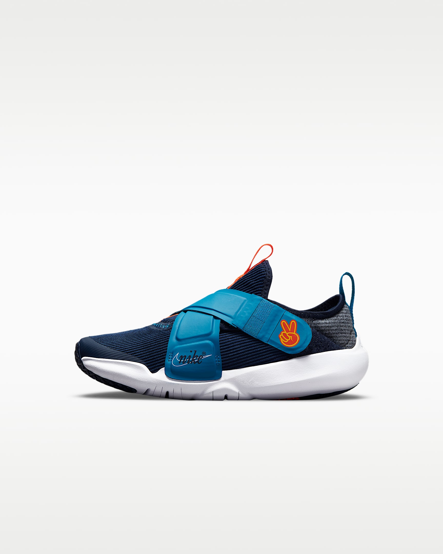 Nike Flex Advance SE (PS) 幼童运动童鞋 - 深藏青/帝王蓝/橙色/白色