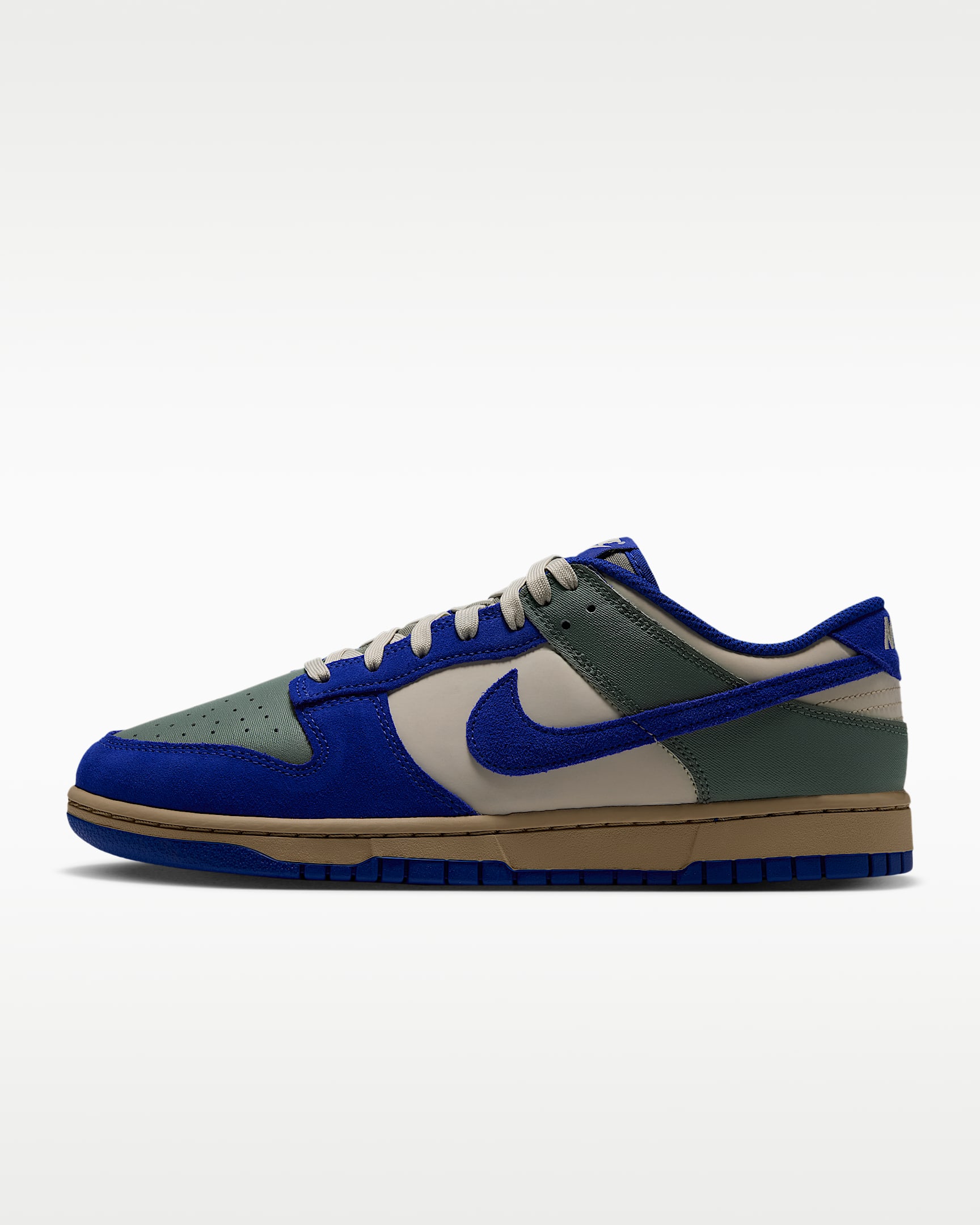 Nike Dunk Low Retro 男子运动鞋 - 硬玉绿/浅卡其/橡皮浅褐/旧宝蓝