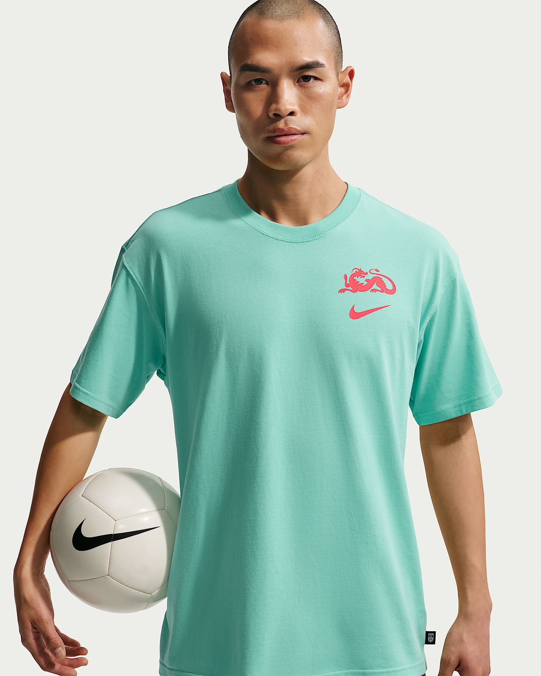 中国队 Premium Nike 男子足球T恤 - 上升翠绿