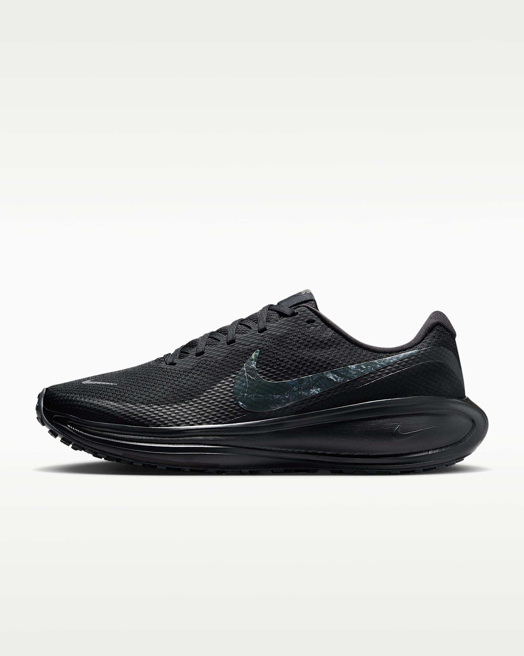 Nike Revolution 8 Realtree® 男子公路跑步鞋 - 黑/暗烟灰/铁灰/白色