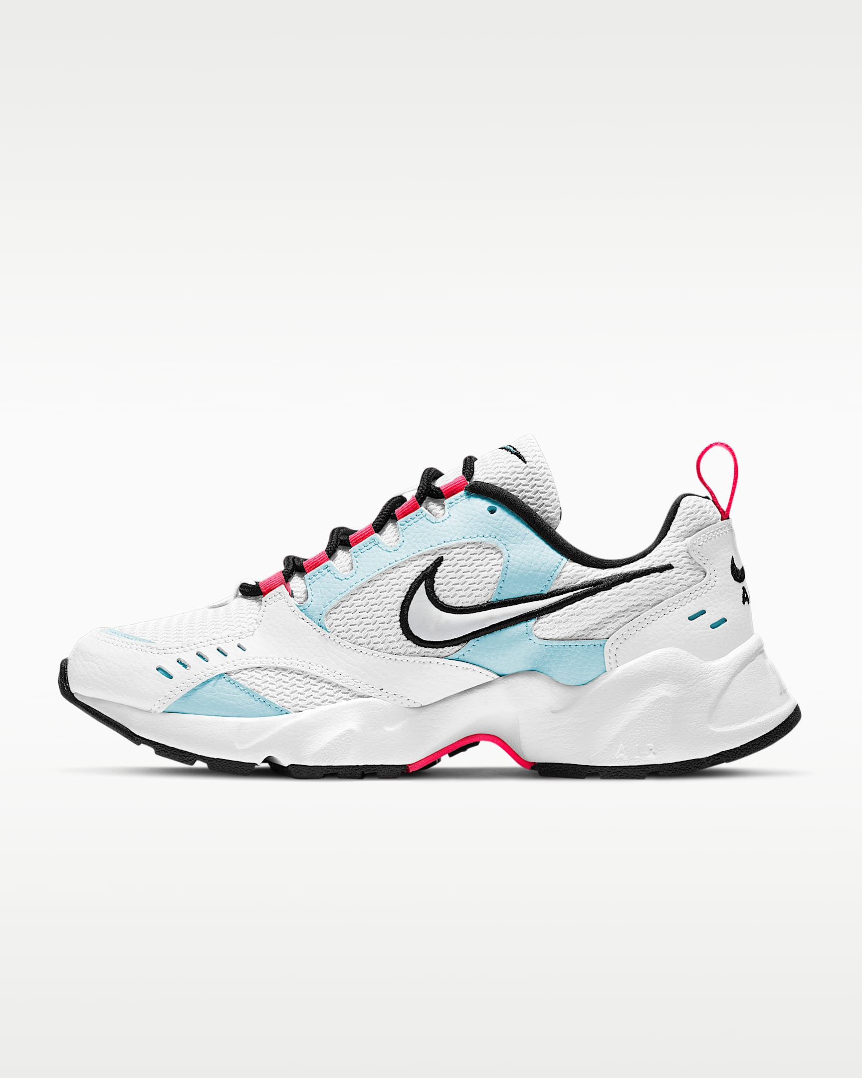 Nike Air Heights 女子运动鞋老爹鞋 - 白色/冰川蓝/亮深红/白色