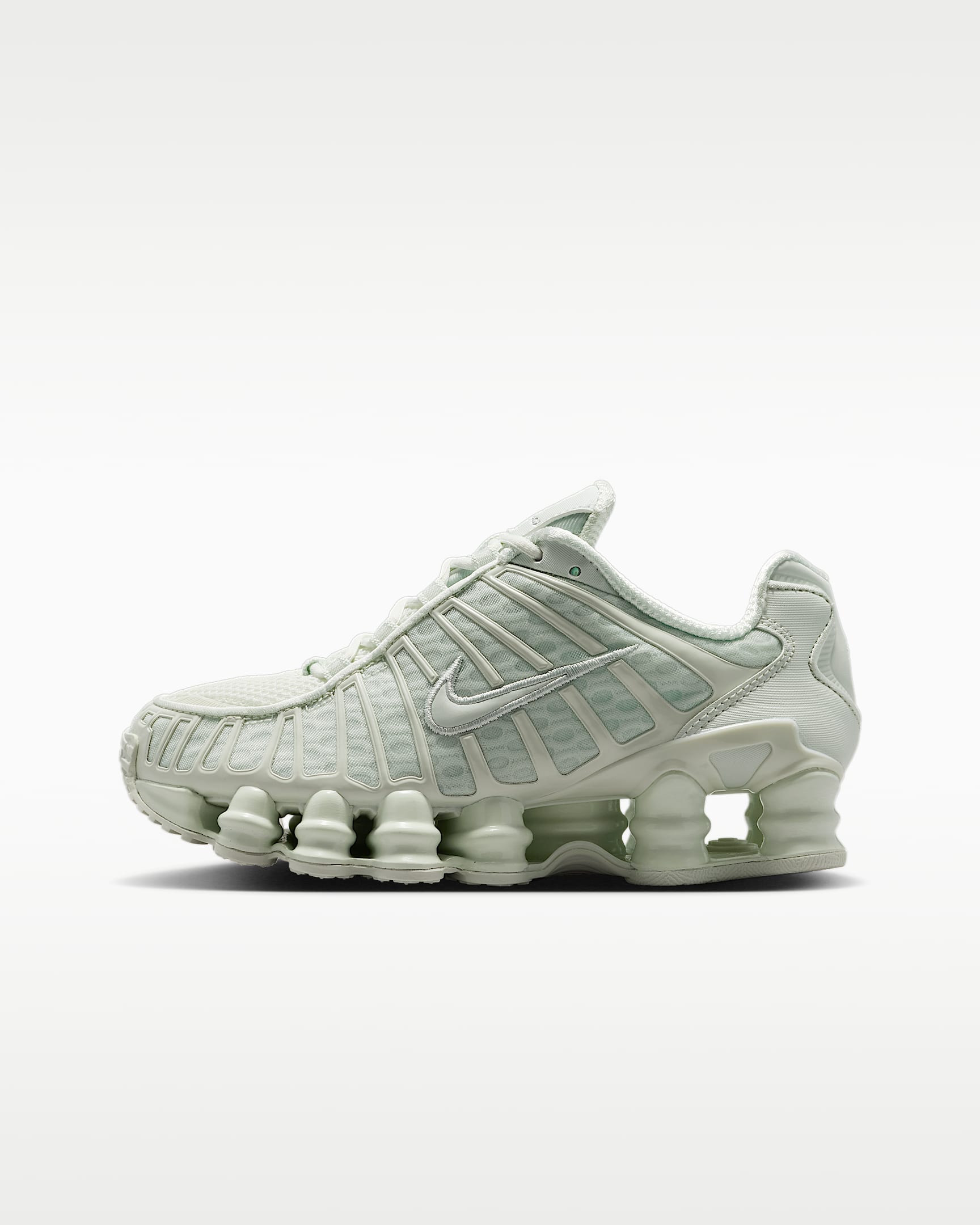 Nike Shox TL 大童气柱运动鞋 - 杉木浅蓝灰/浅银/金属银/杉木浅蓝灰