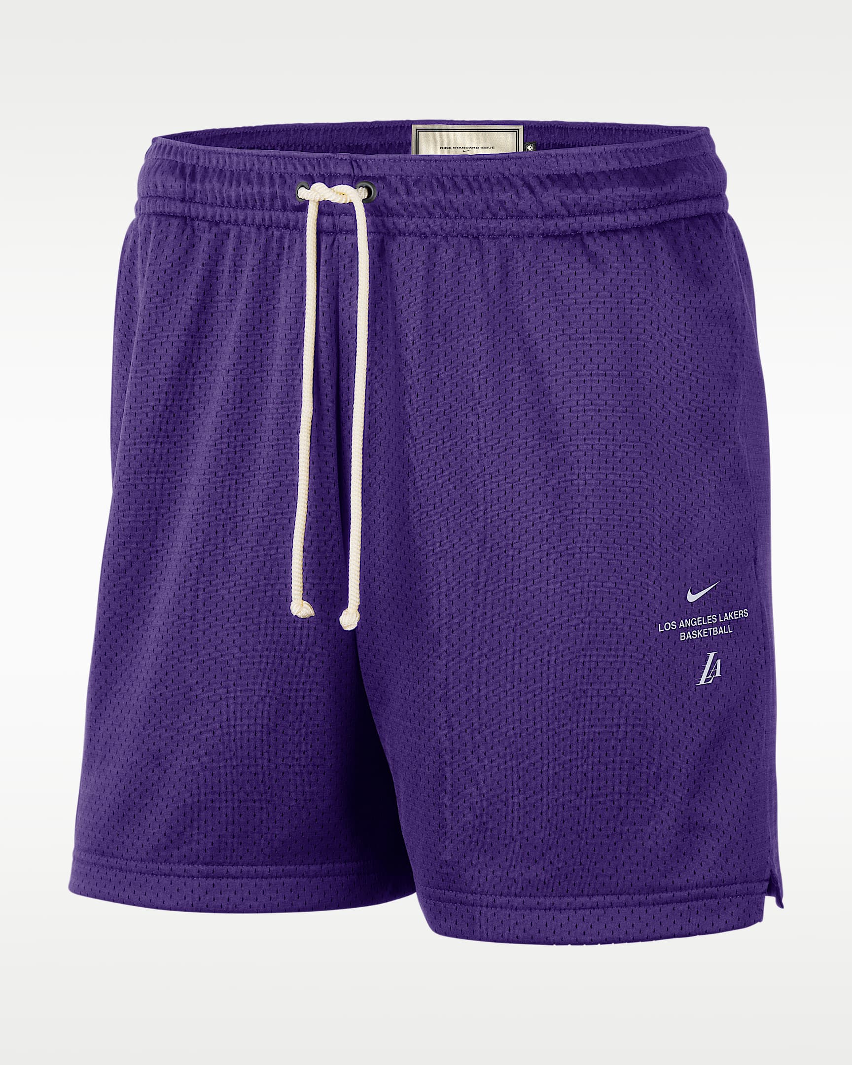 洛杉矶湖人队 Standard Issue Nike Dri-FIT NBA 队之魂系列男子速干篮球网眼布短裤 - 全域紫