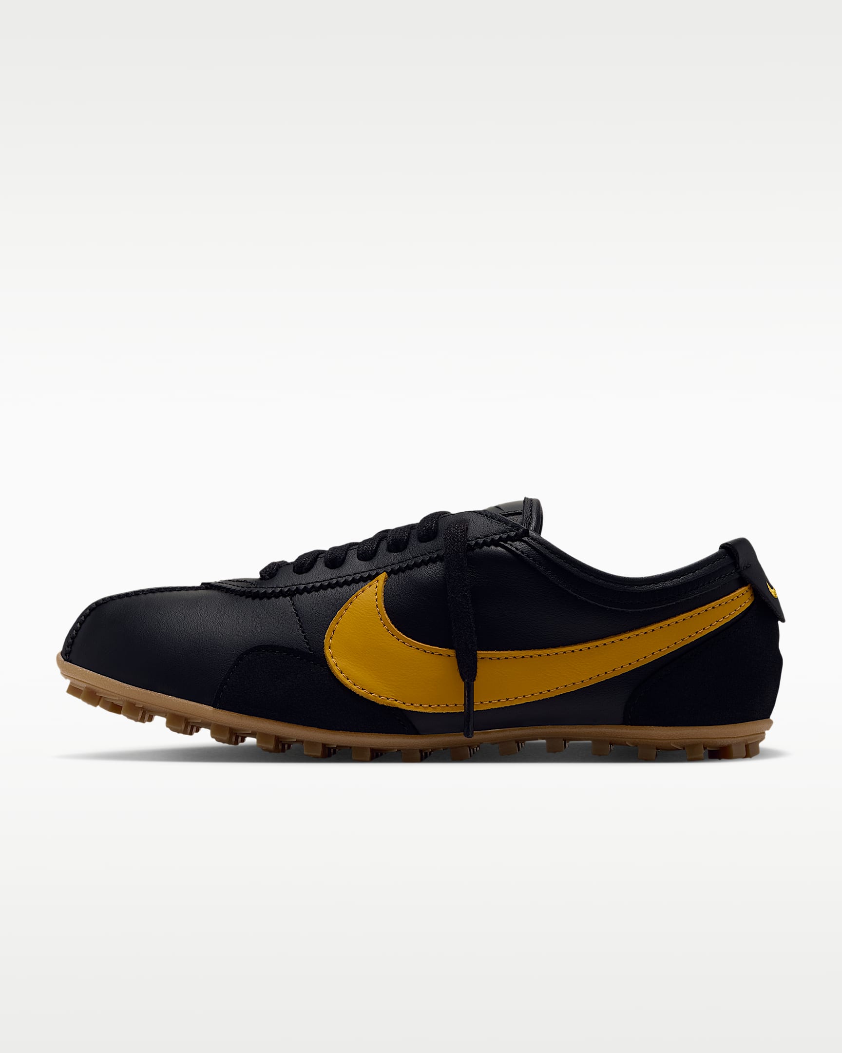 Nike Moon Shoe OG Leather 女子运动鞋登月鞋 - 黑/橡皮浅褐/淡象牙白/赭黄