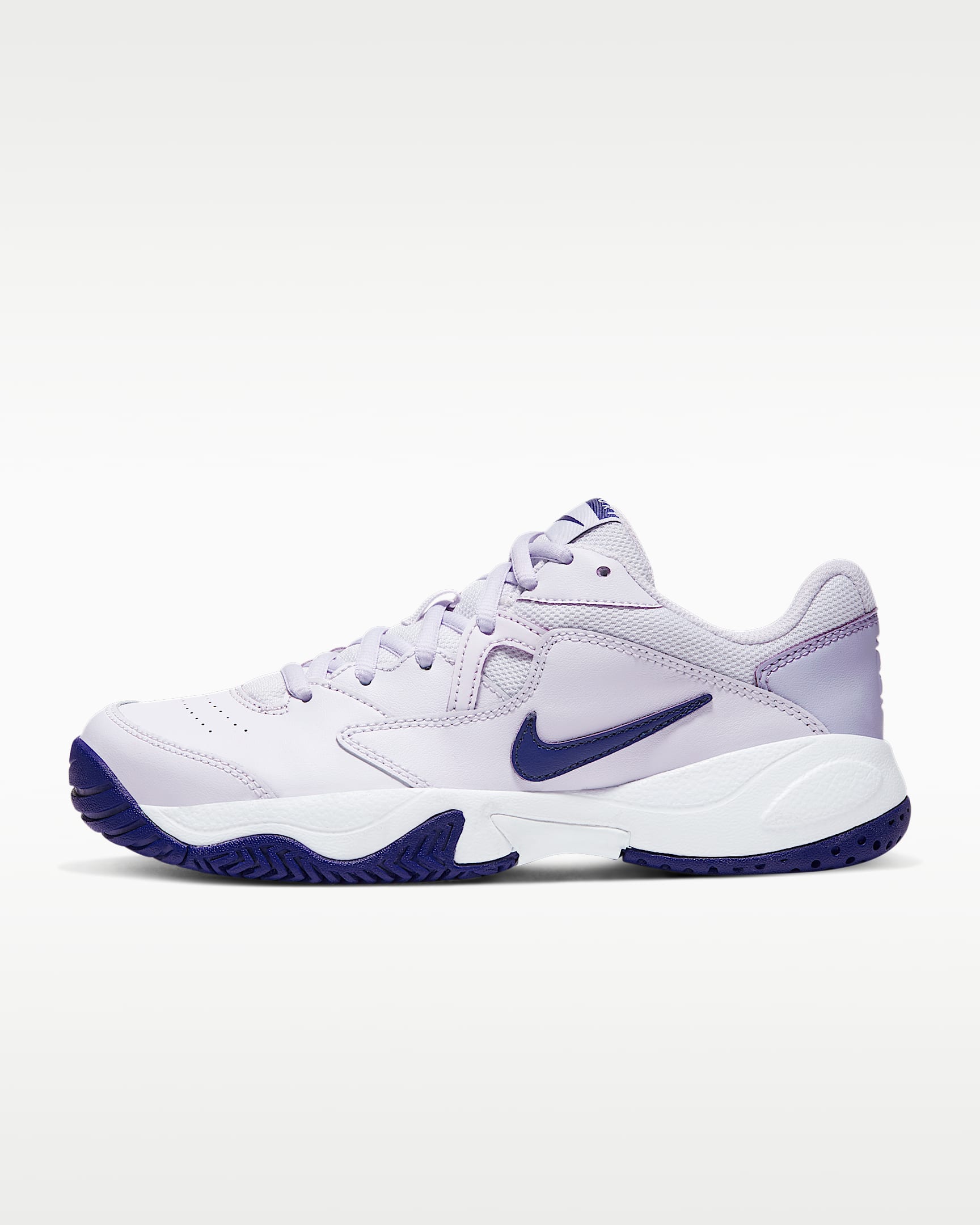 NikeCourt Lite 2 女子硬地球场网球鞋 - 微葡萄紫/薄雾紫/白色/高贵紫