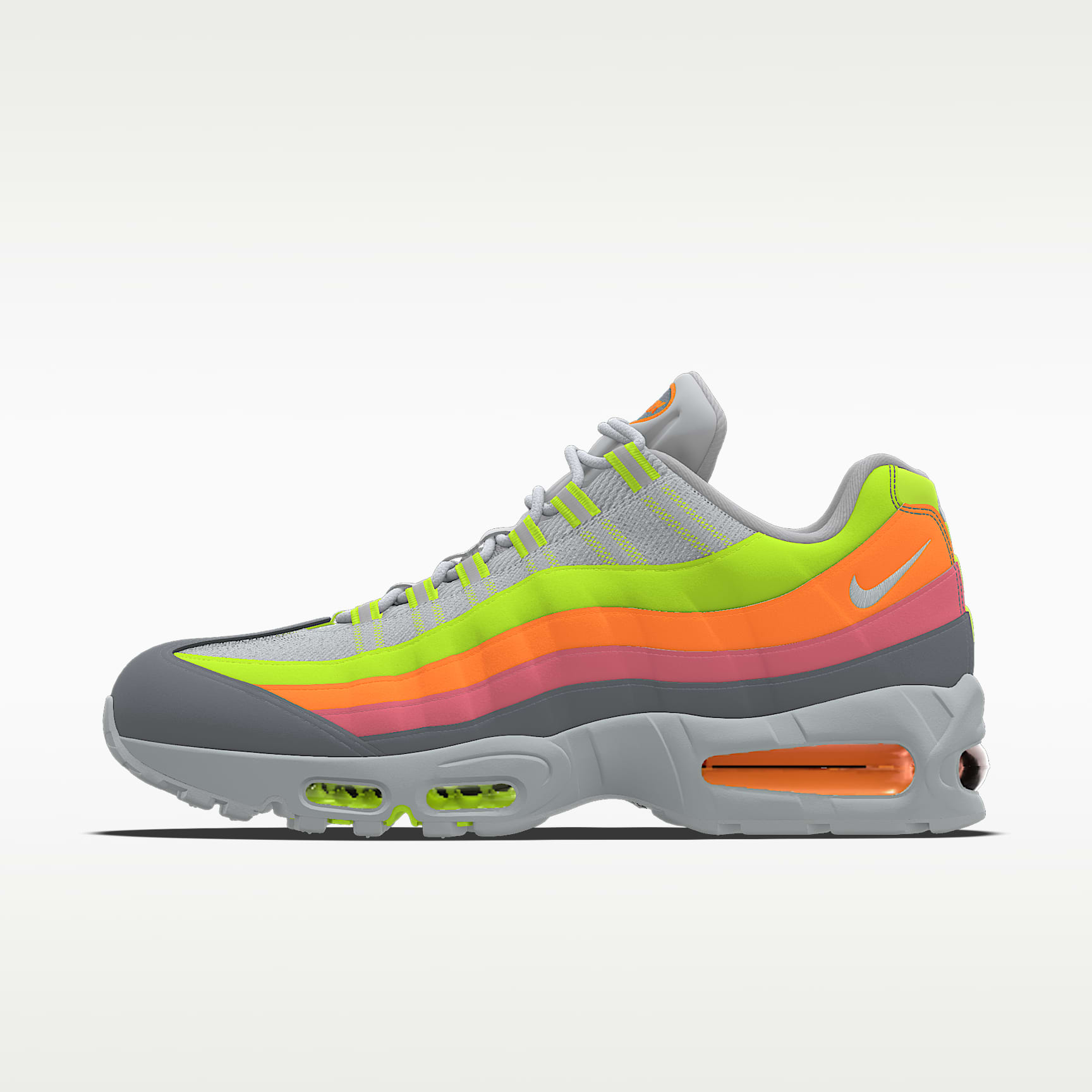 Nike Air Max 95 Big Bubble By You 专属定制女子运动鞋 - 多色/多色