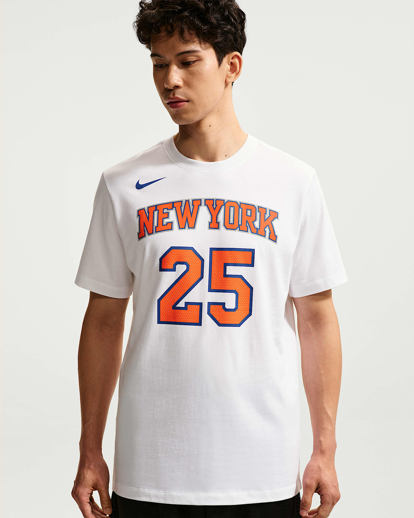 纽约尼克斯队 Nike NBA 男子短袖T恤 - 白色