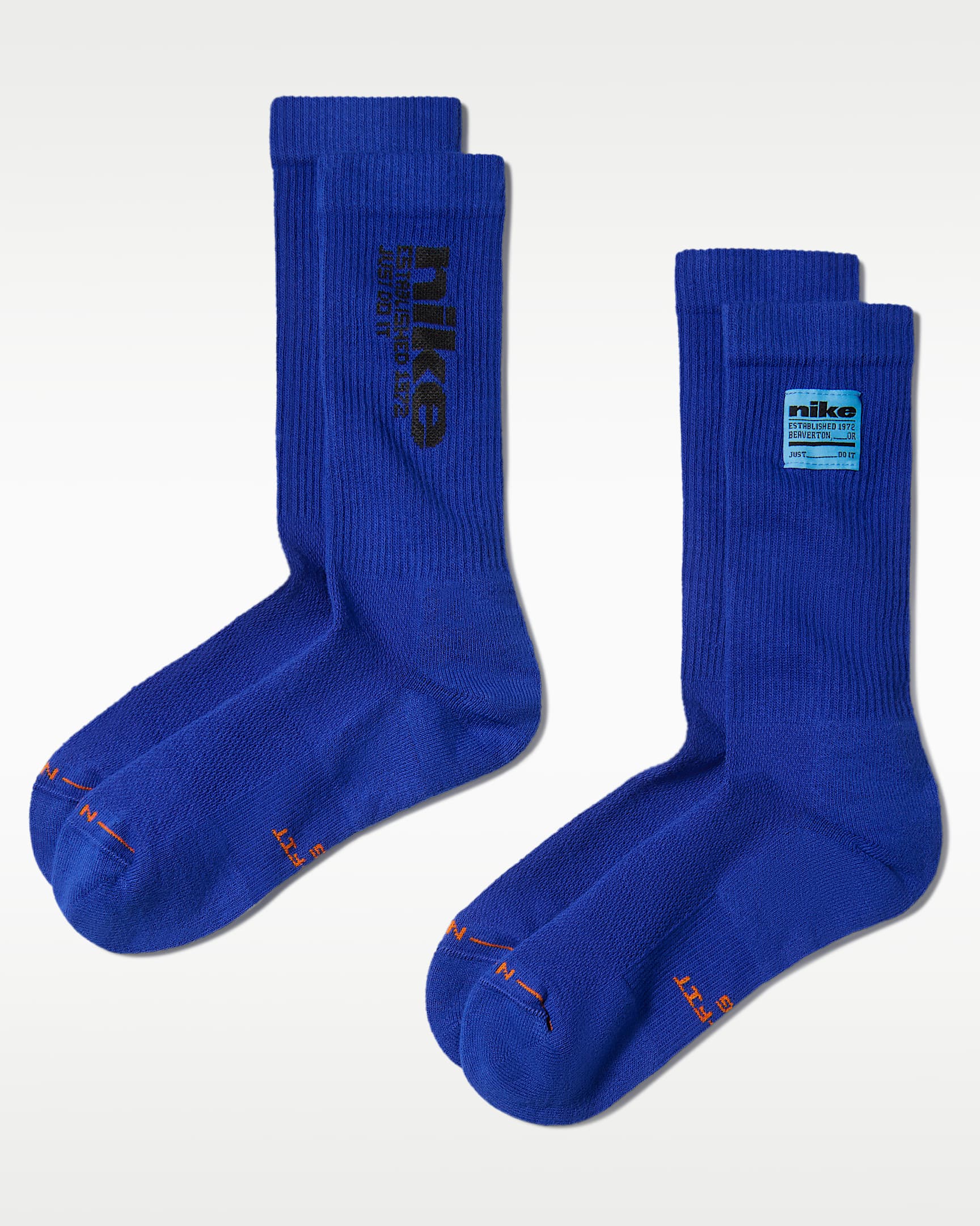 Nike Everyday Elevated 速干中筒运动袜(2 双) - 多色