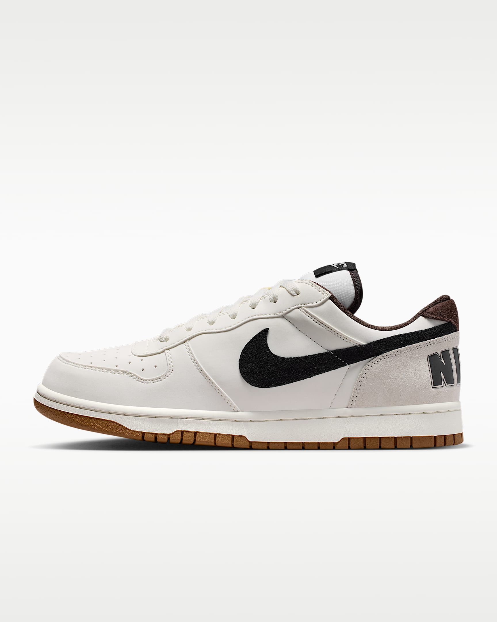 Nike Big Low Lux 男子运动鞋 - 帆白/巴洛克棕/橡皮中褐/黑