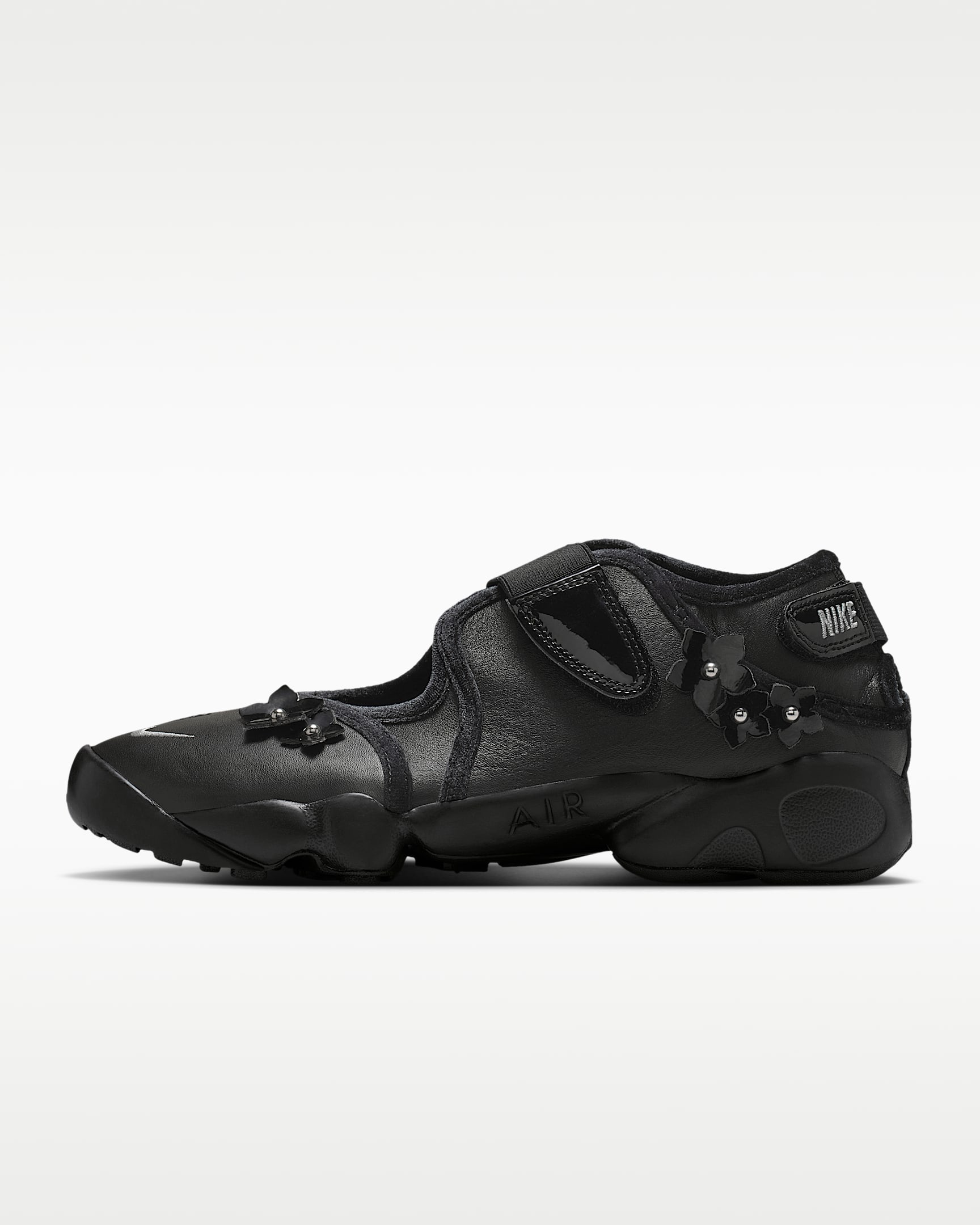 Nike Air Rift "Florette" 耐克忍者鞋女子运动鞋 - 黑/狼灰/金属银