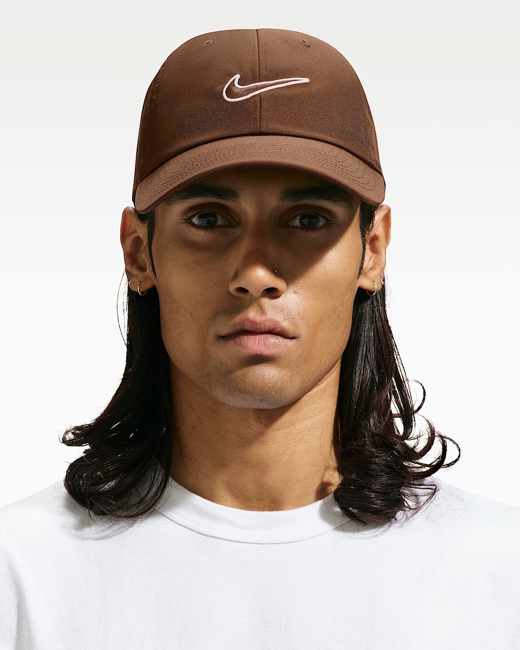 Nike Club 软顶耐克勾运动帽 - 惊喜可可色/粉白