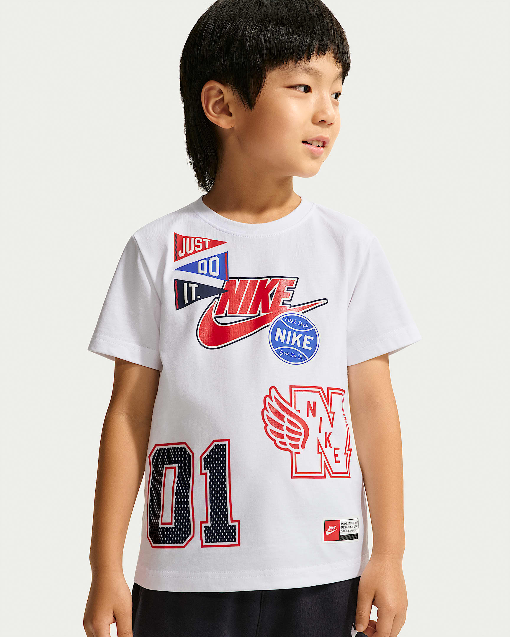 Nike Multisport 幼童短袖T恤 - 白色
