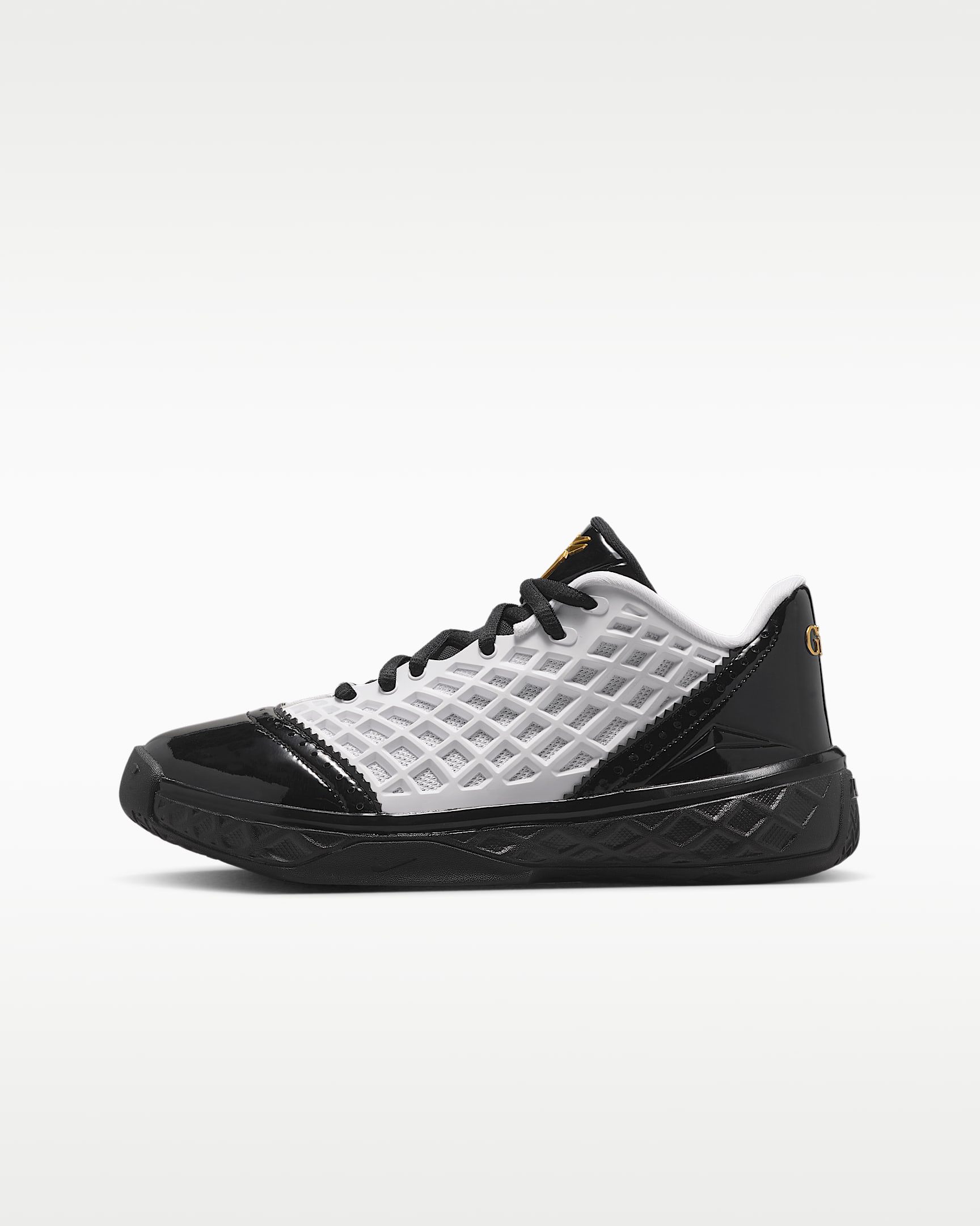 Kobe 3 Low Protro 科比大童篮球鞋 - 白色/黑/金属色