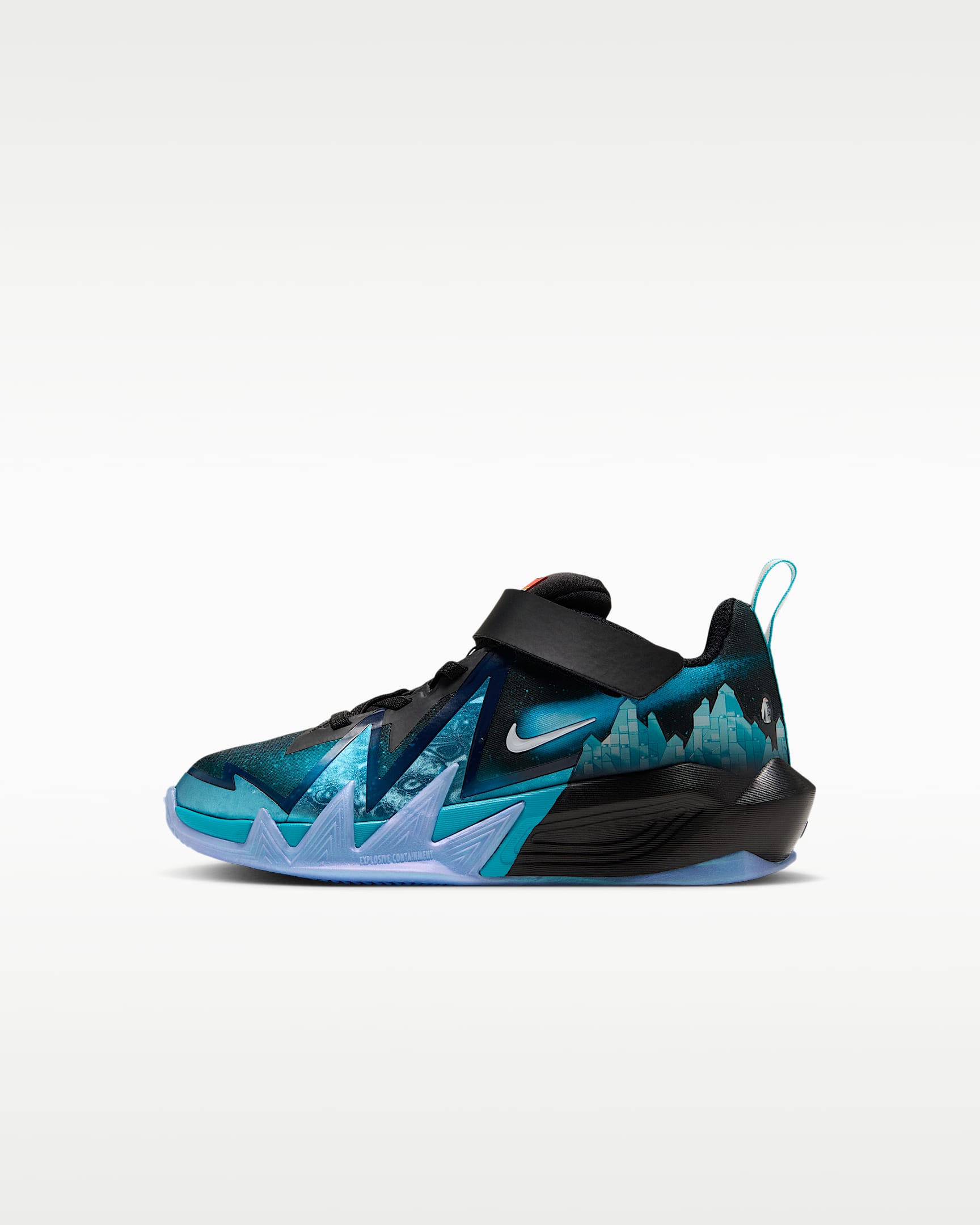 Nike S.T. Dynamite x LEGO® Collection 耐克小火星幼童篮球鞋 - 黑/电流蓝/白色