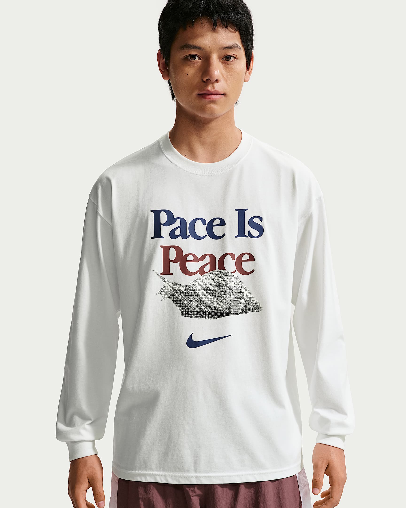 Nike Sportswear 男子长袖T恤 - 白色