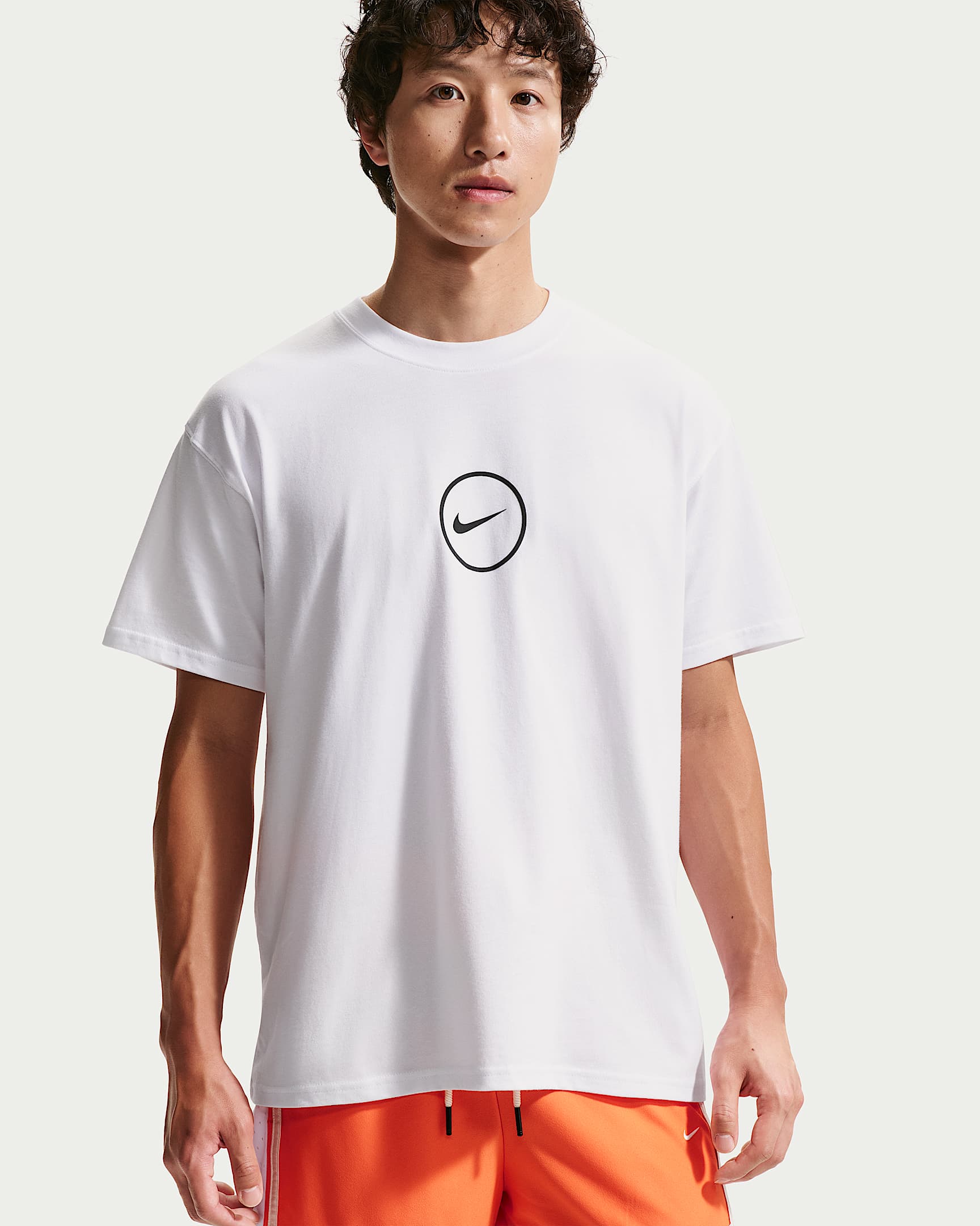 Nike 男子篮球T恤 - 白色