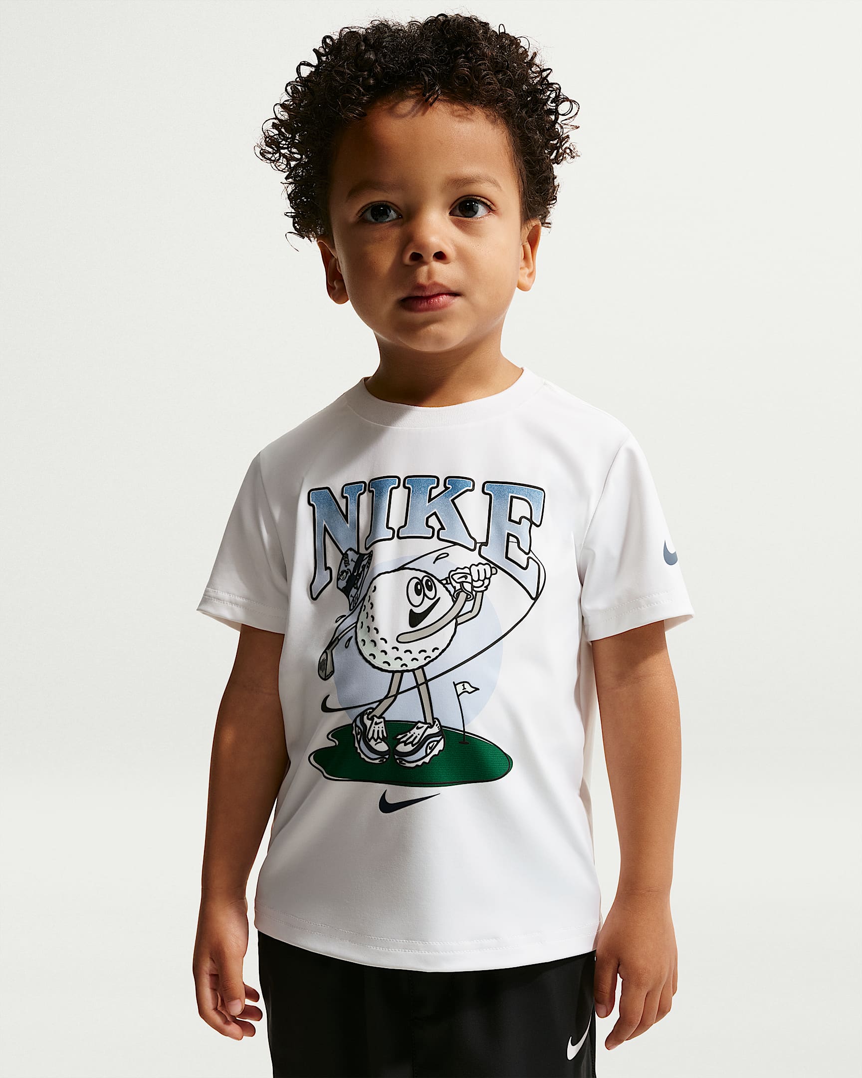 Nike Sportswear Fore The Win 婴童速干高尔夫球T恤 - 白色