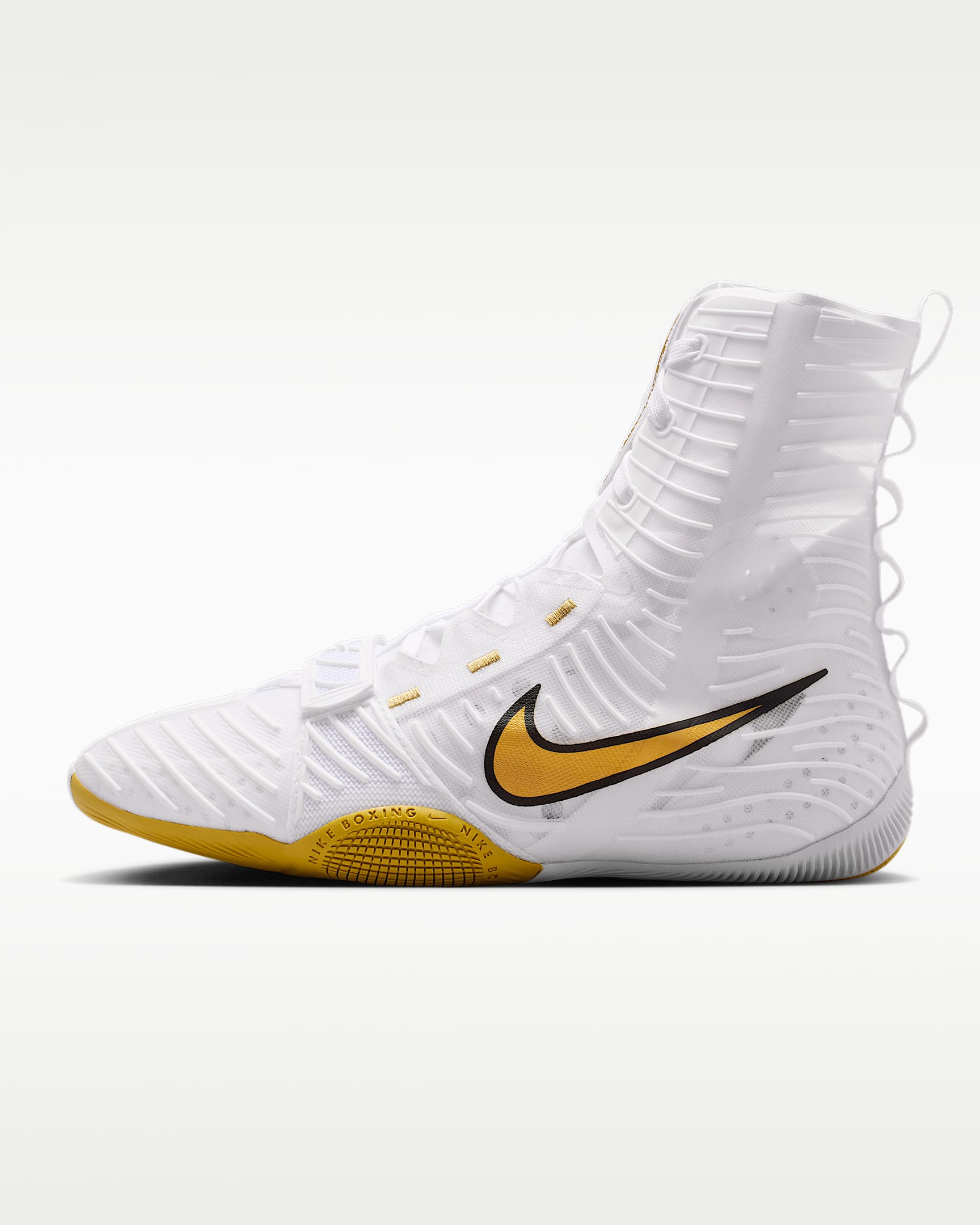 Nike Hyperko 3 拳击鞋 - 白色/黑/金属色