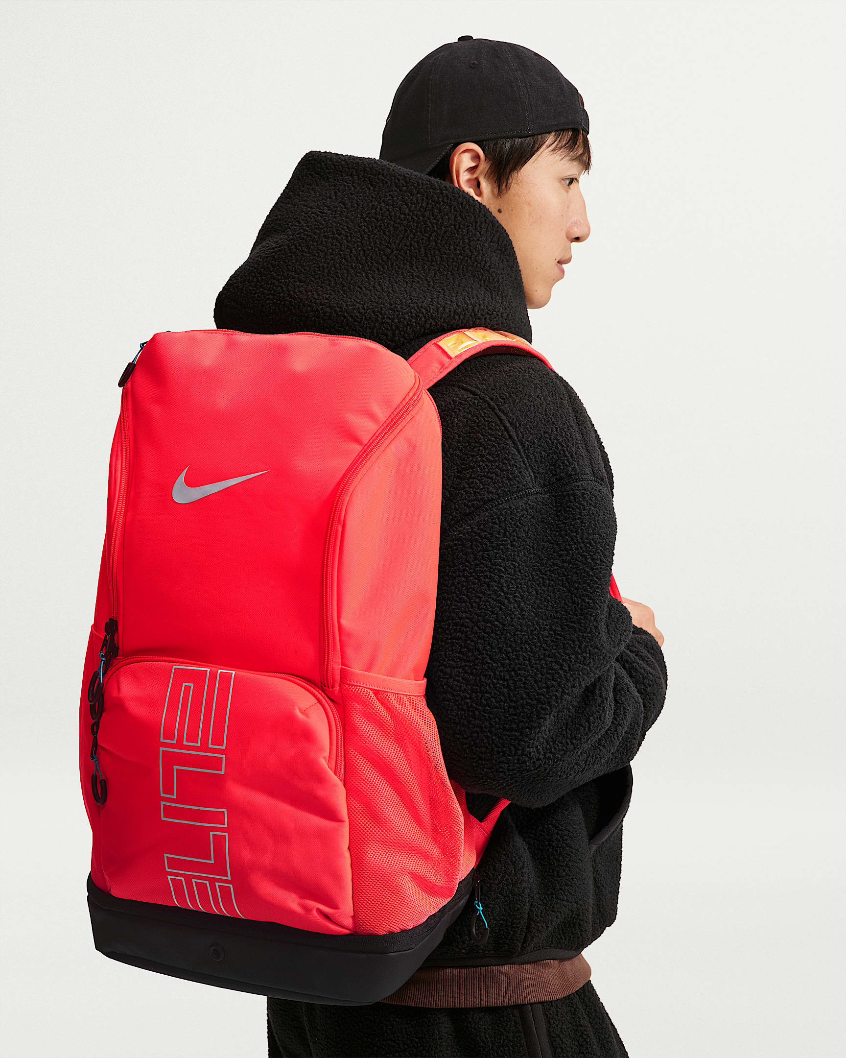 Nike Varsity Elite 双肩包 - 激光红/黑/仙人掌绿