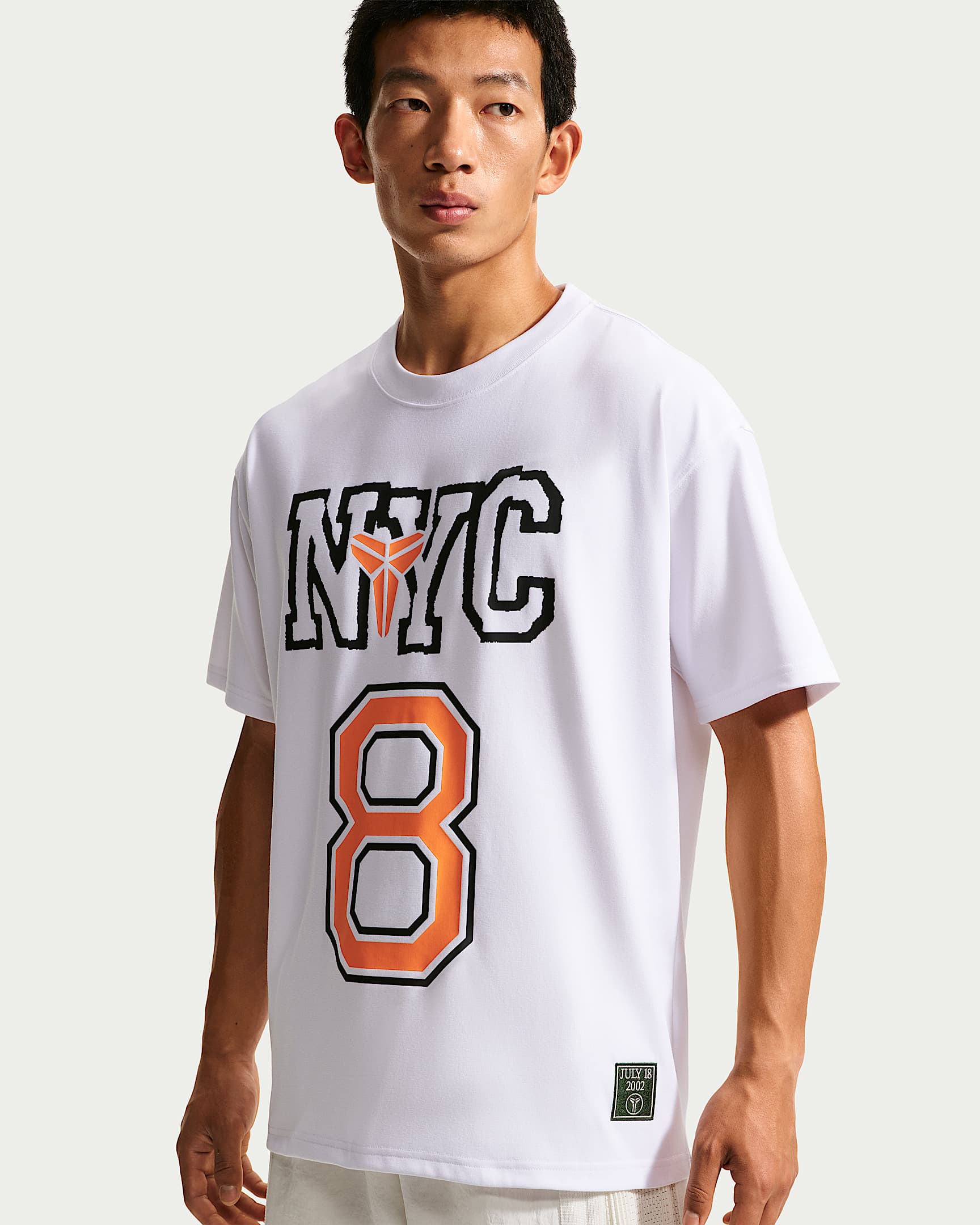 Kobe Nike Dri-FIT 科比男子速干短袖篮球T恤 - 白色